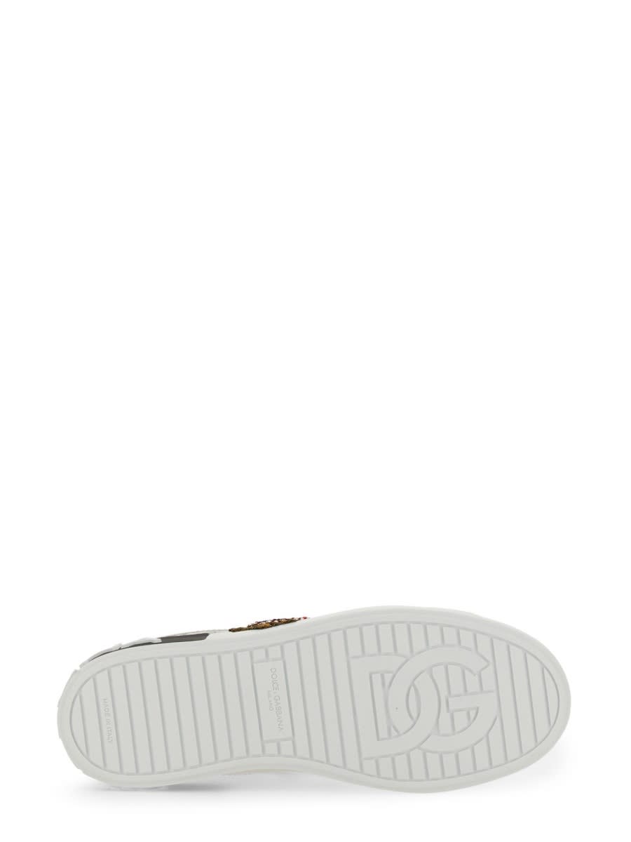 Shop Dolce & Gabbana Portofino Sneaker In White