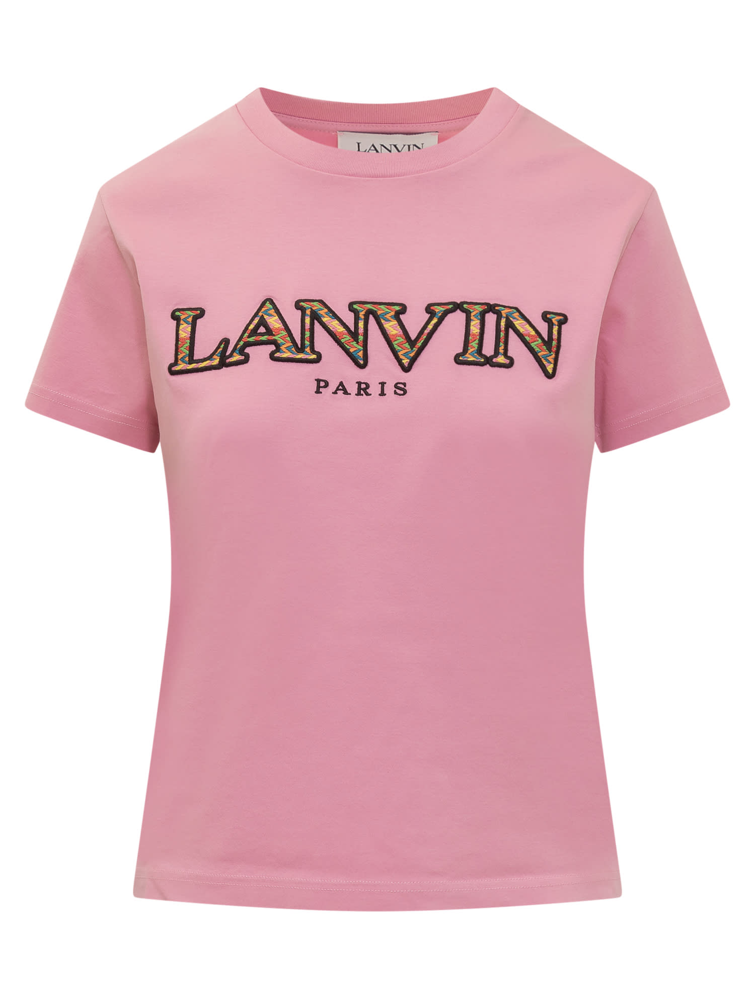 Shop Lanvin Curb T-shirt In Peony Pink