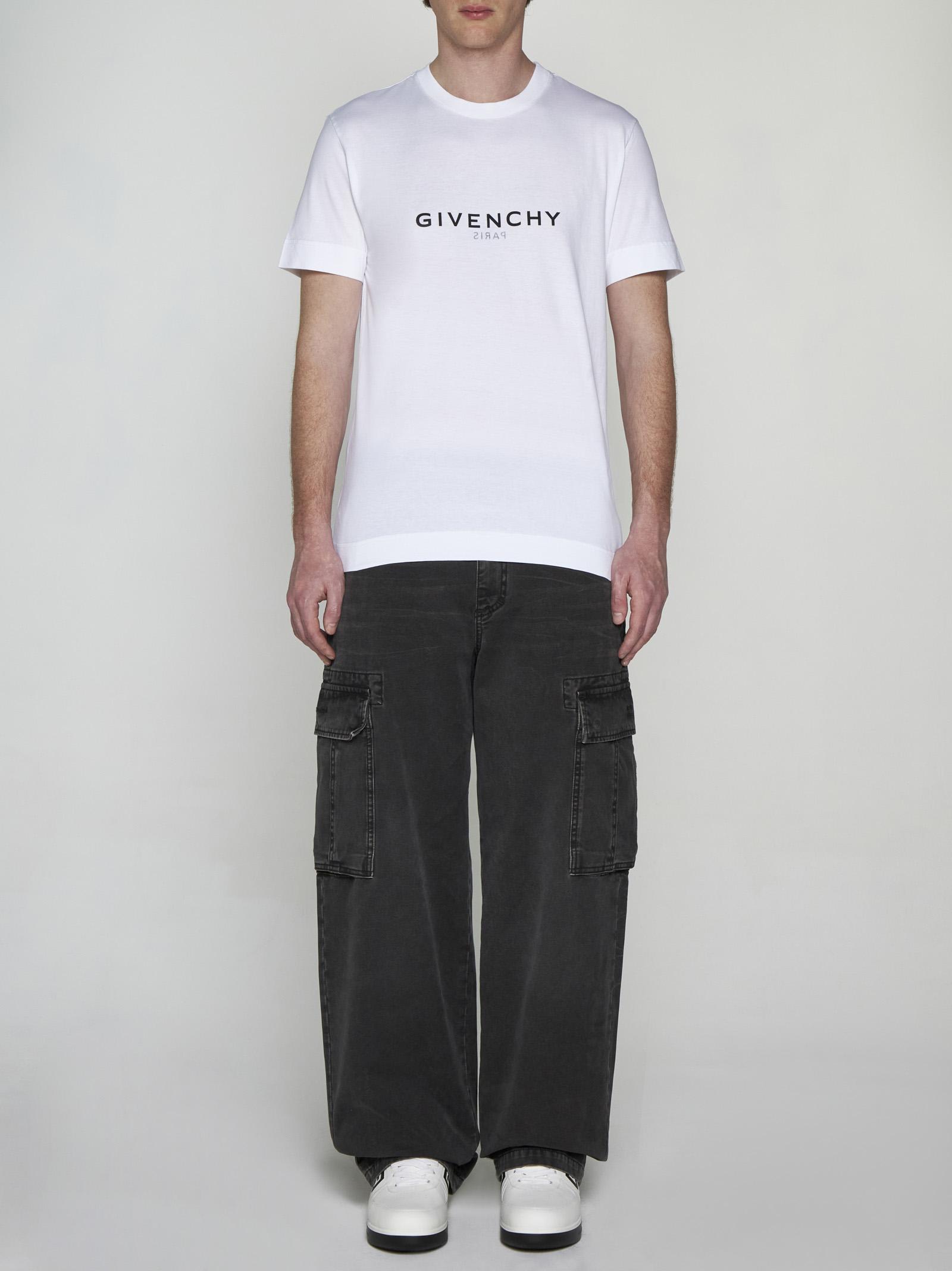 Shop Givenchy Cargo Jeans In Black