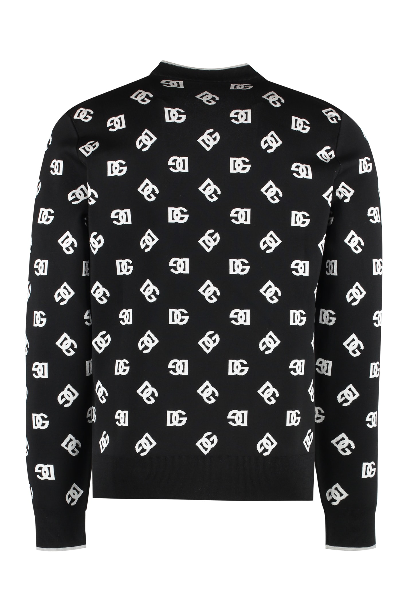 Shop Dolce & Gabbana Long Sleeve Crew-neck Sweater