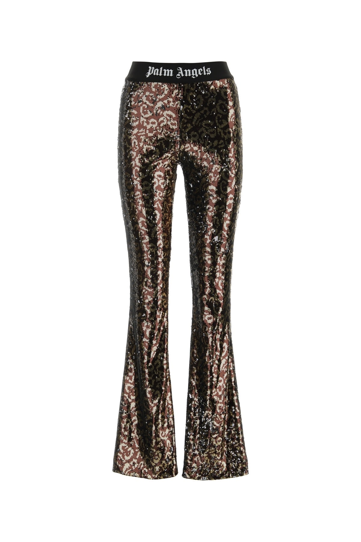 Shop Palm Angels Pantalone In Brownbla