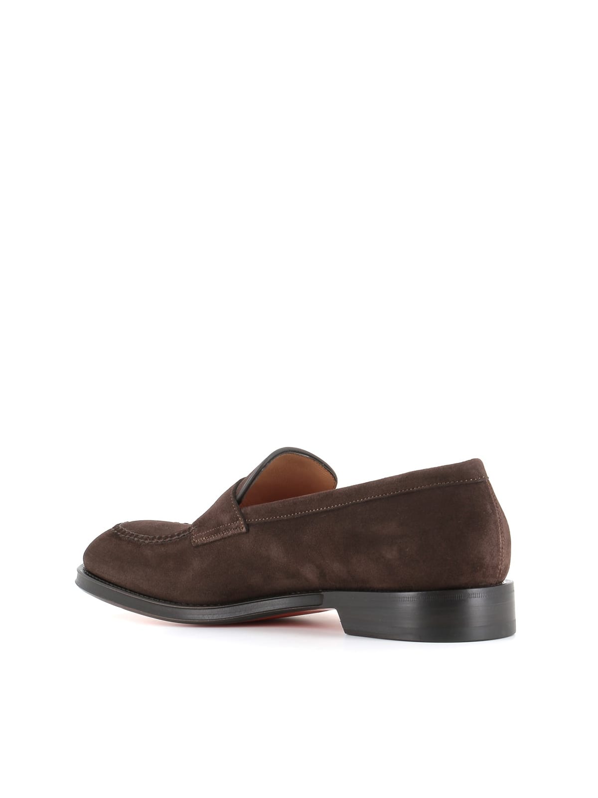 Shop Santoni Laofer Jenkins In Brown