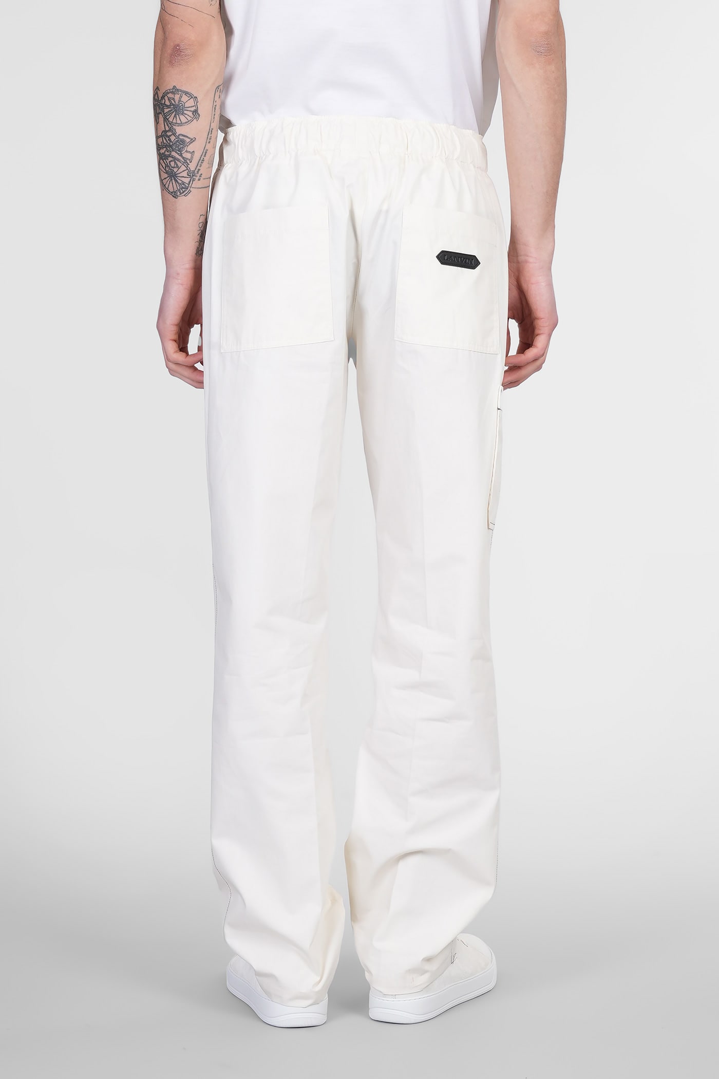 Lanvin Pants In White Cotton