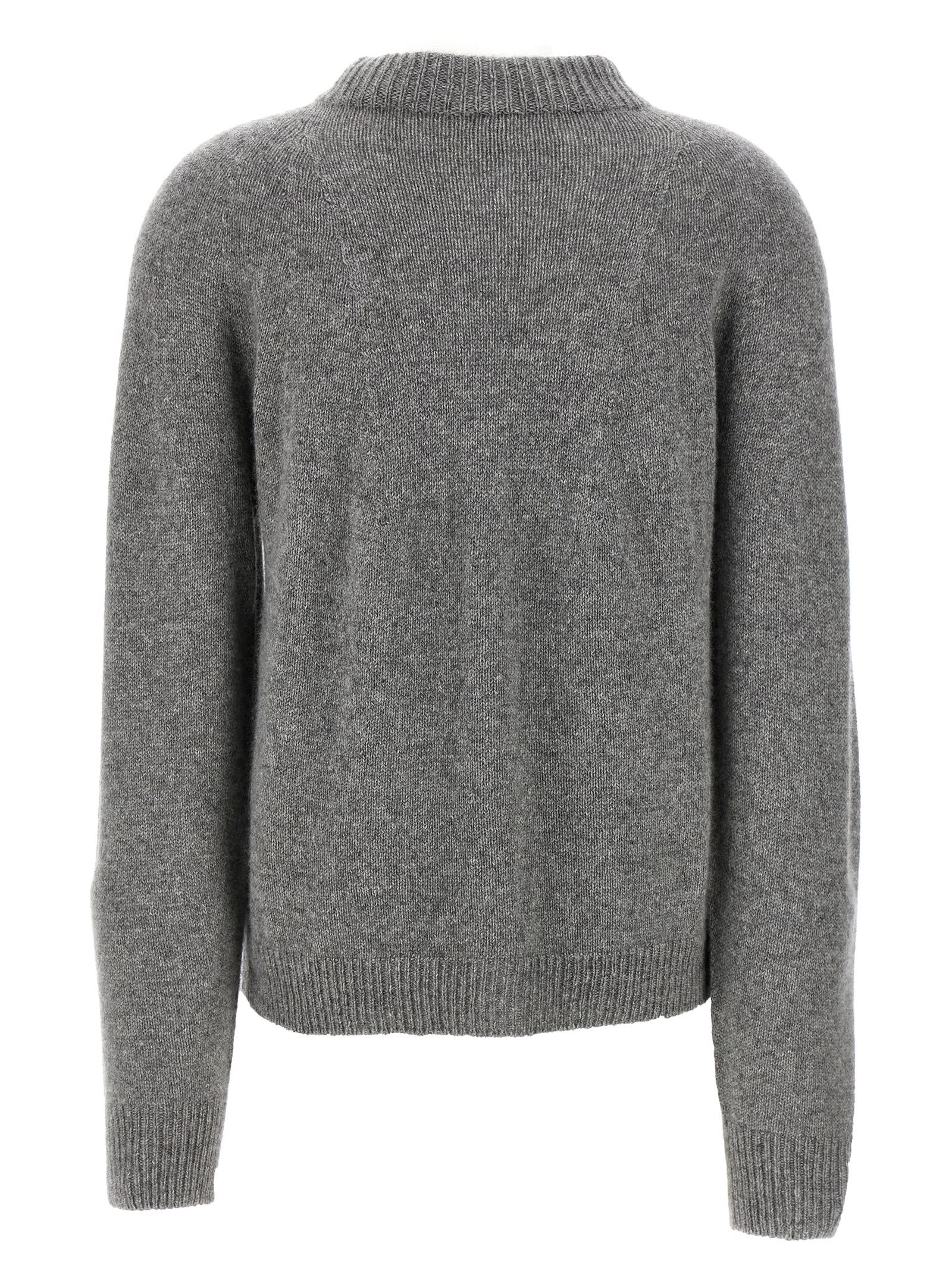 Shop Khaite Ambre Cardigan In Gray