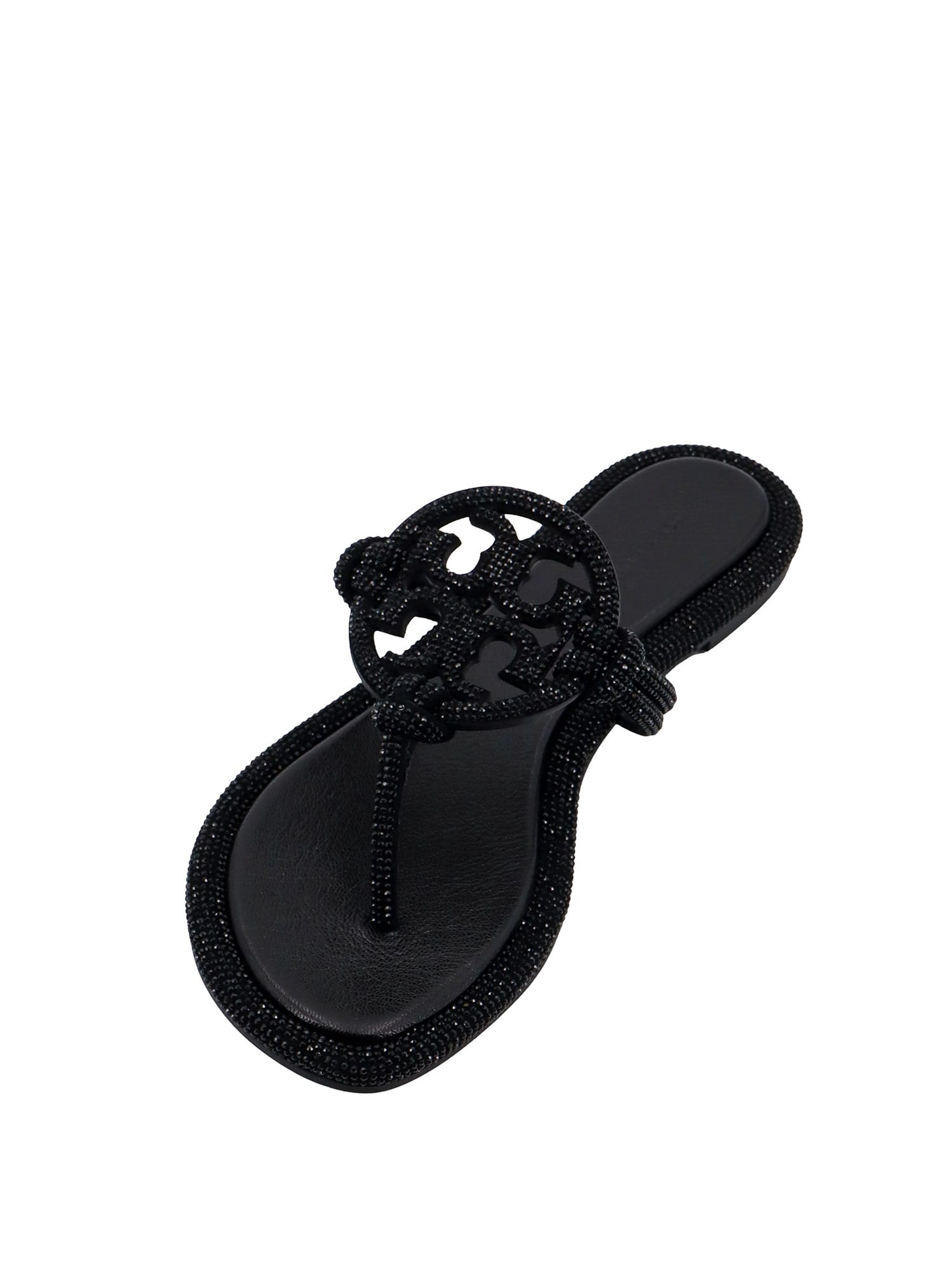 Shop Tory Burch Miller Sandals In Black