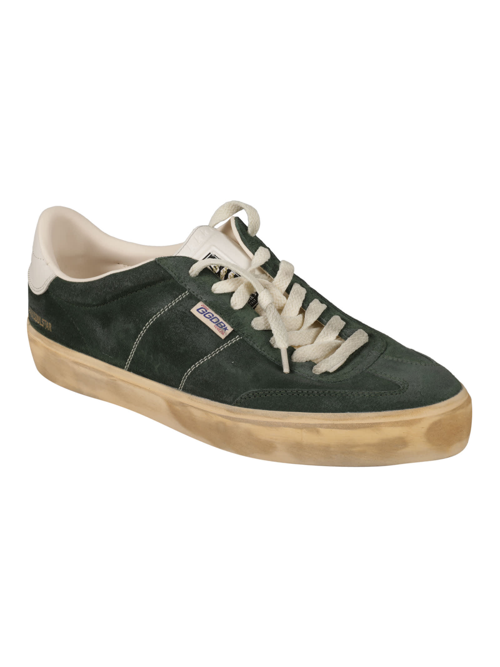 Shop Golden Goose Soul-star Sneakers In Green