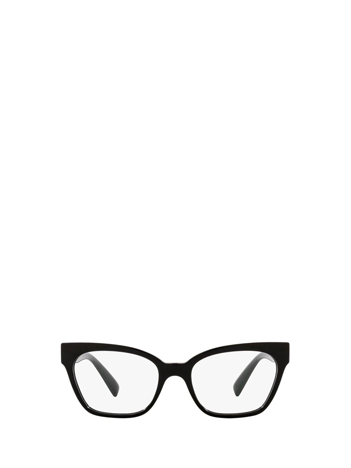 Shop Versace Cat-eye Frame Glasses In Gb1