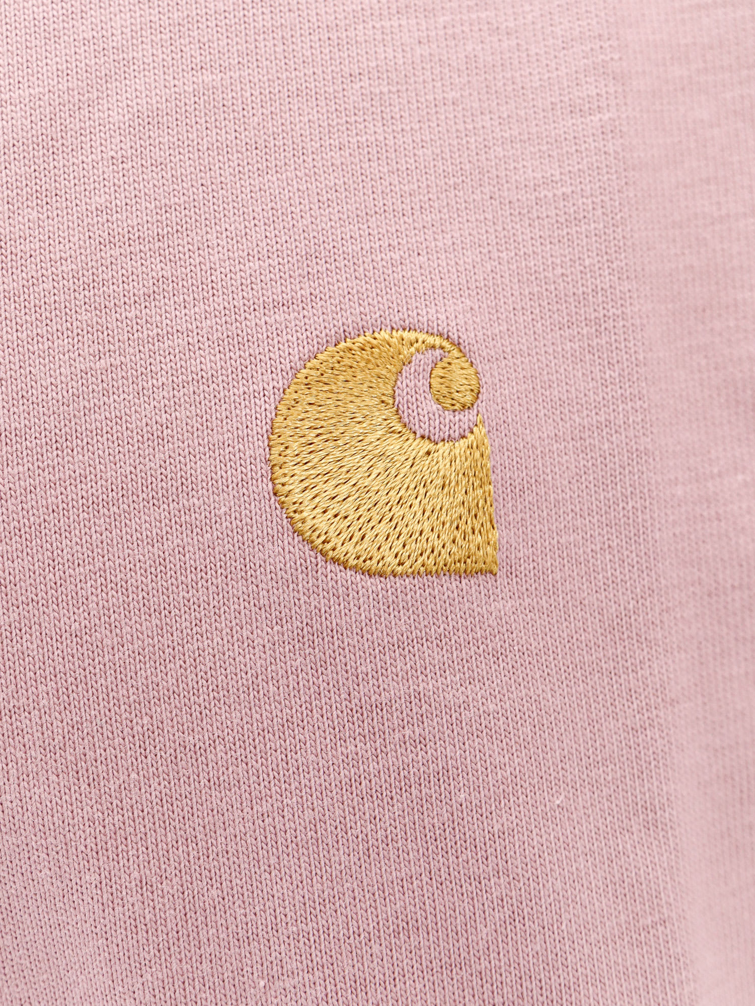 Shop Carhartt T-shirt In Glassy Pink/gold