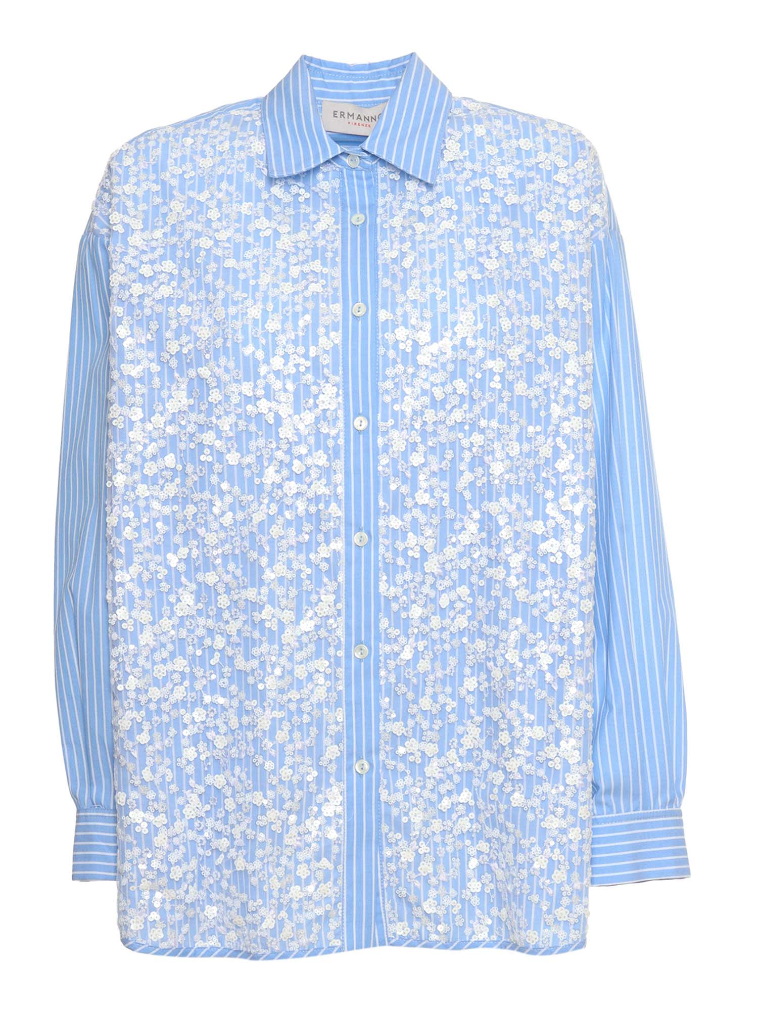 ERMANNO ERMANNO SCERVINO STRIPED SHIRT