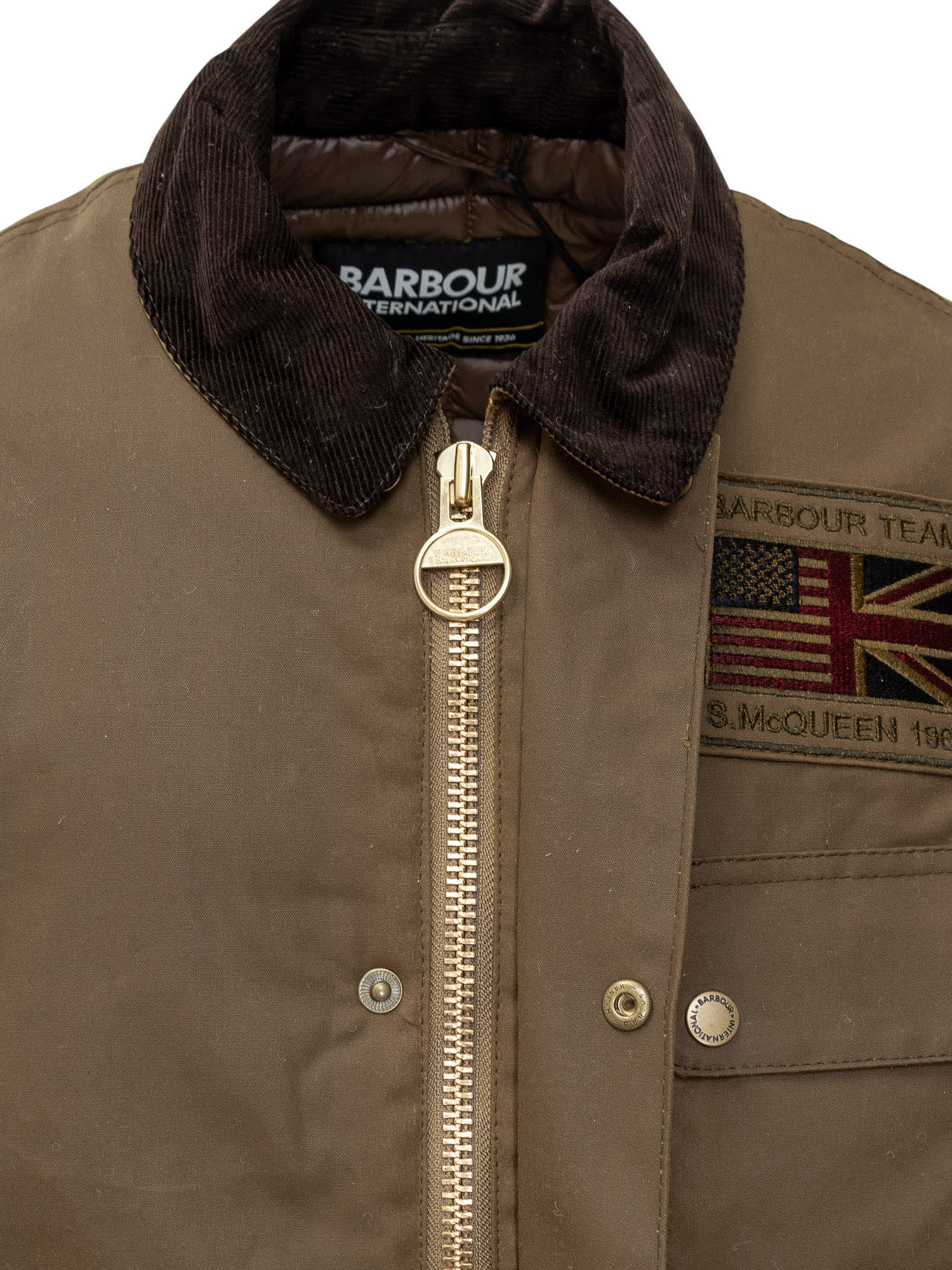 Shop Barbour Workers Wax Jacket In Sand