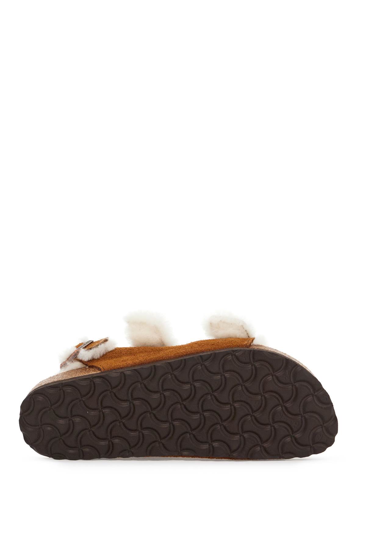 Birkenstock Milan Shearling In Mink (brown)
