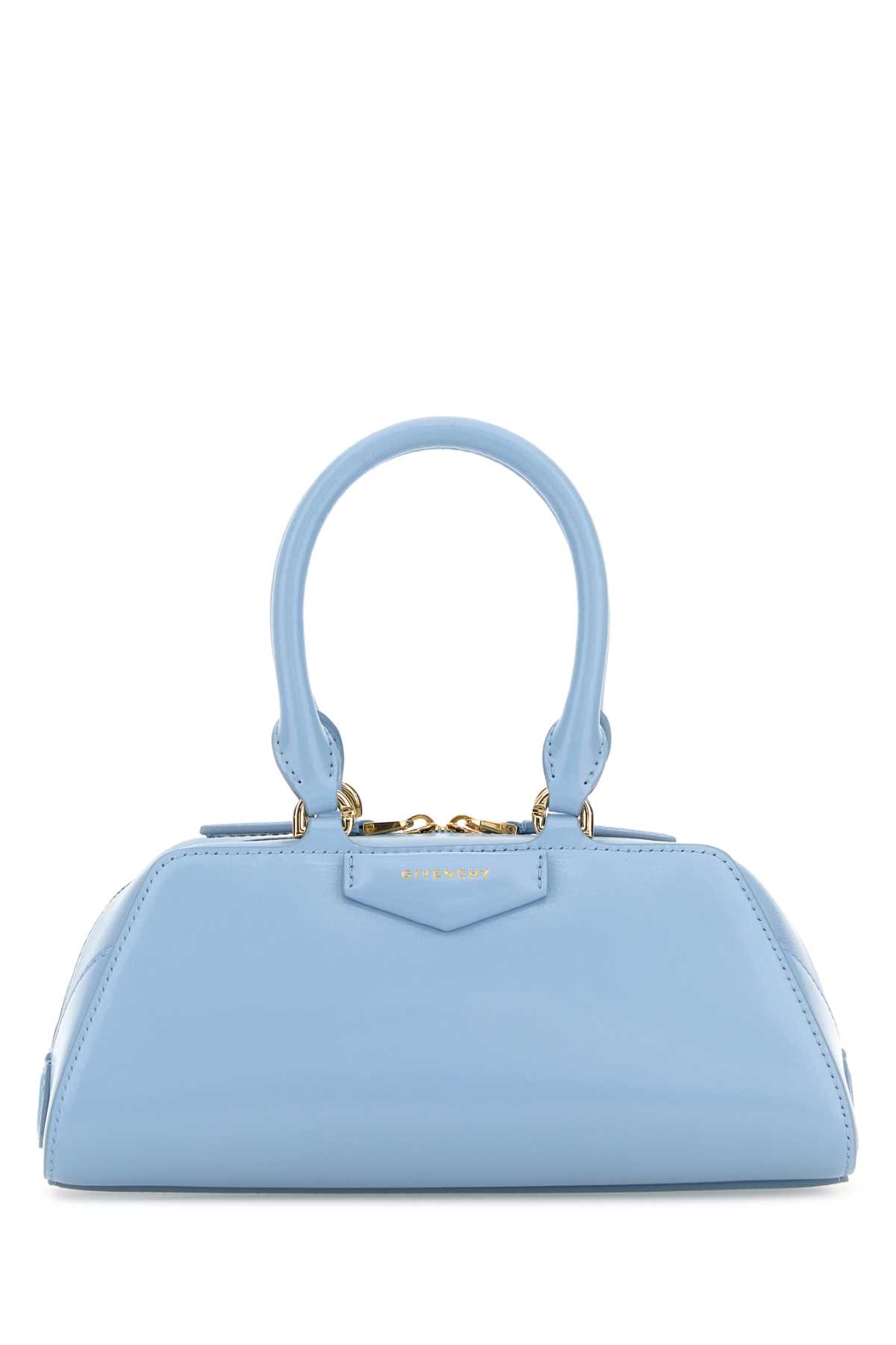 Givenchy Light Blue Leather Mini Antigona Handbag
