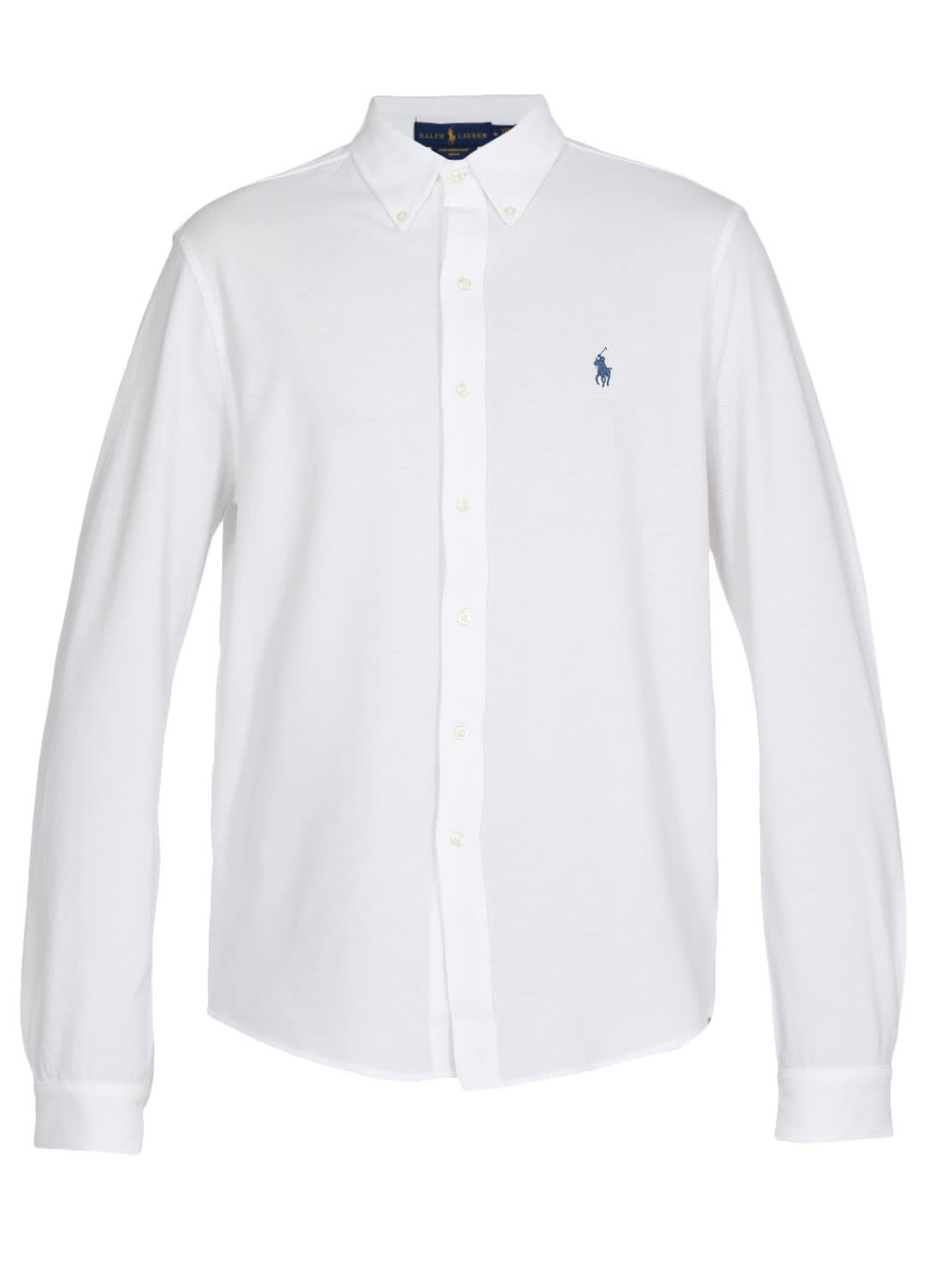 Shop Polo Ralph Lauren Cotton Shirt  In White