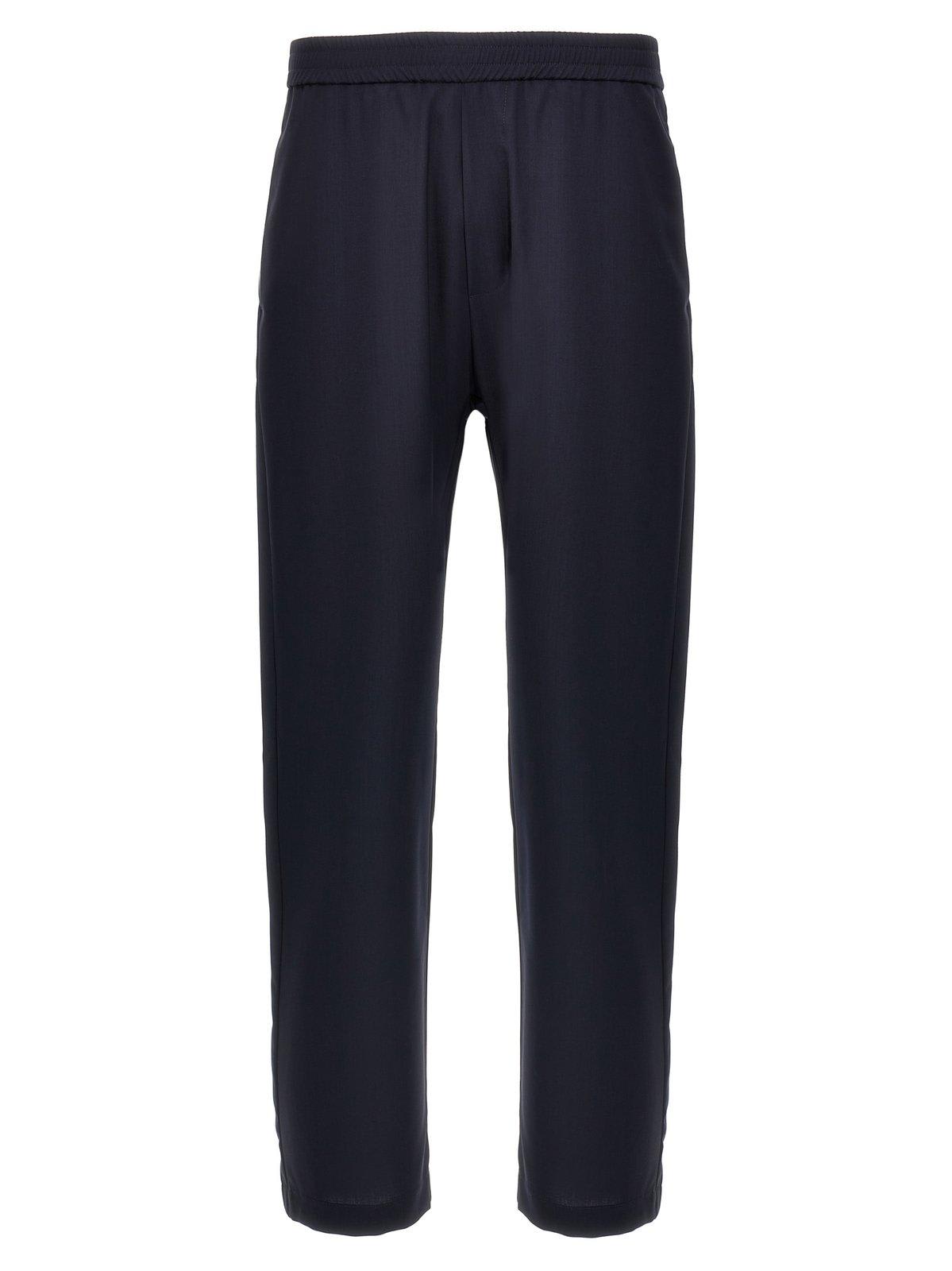 Straight Leg Cropped Trousers