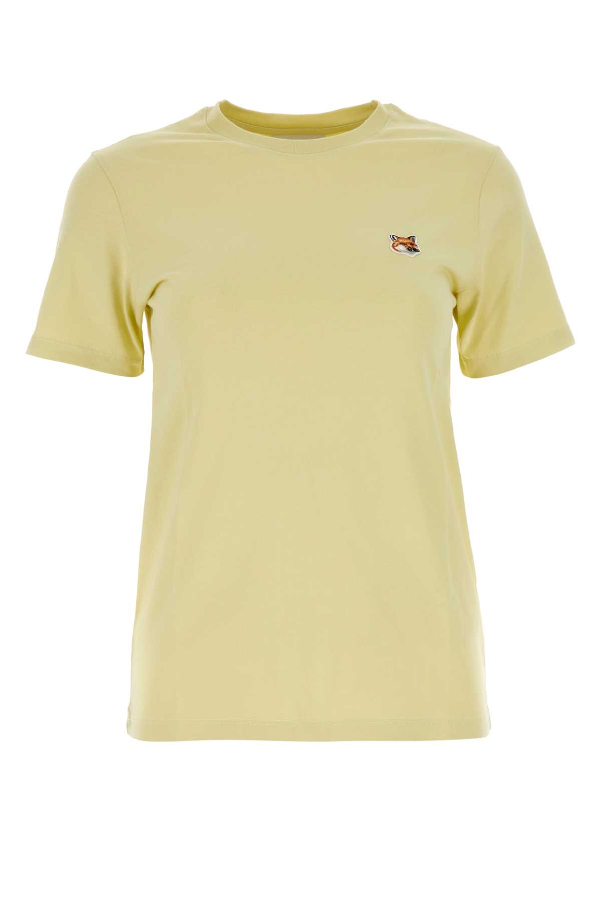Maison Kitsuné Pastel Yellow Cotton T-shirt
