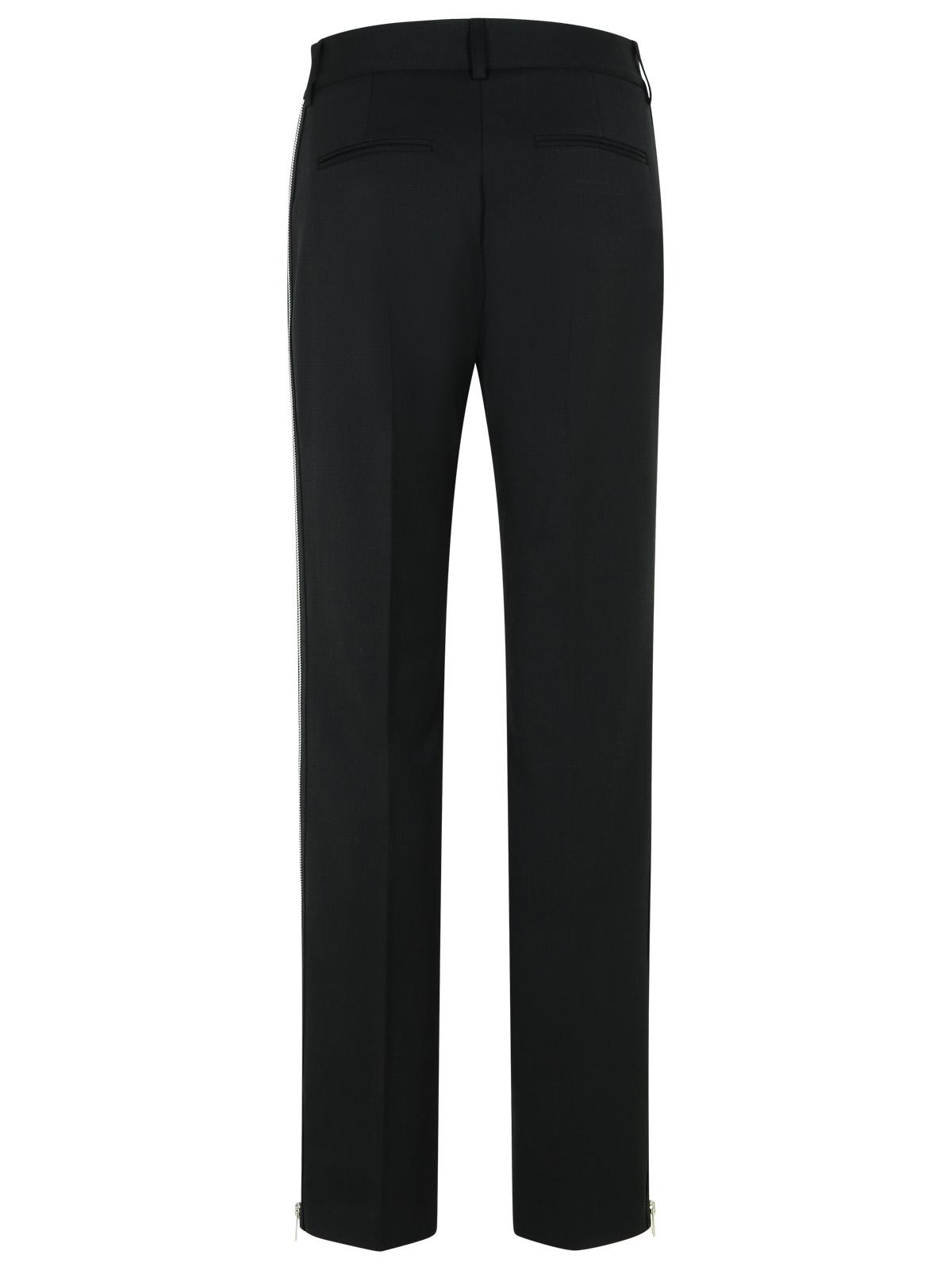 Shop Msgm Black Polyester Pants