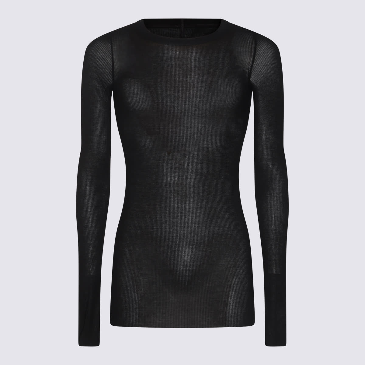 Black Viscose Knitwear