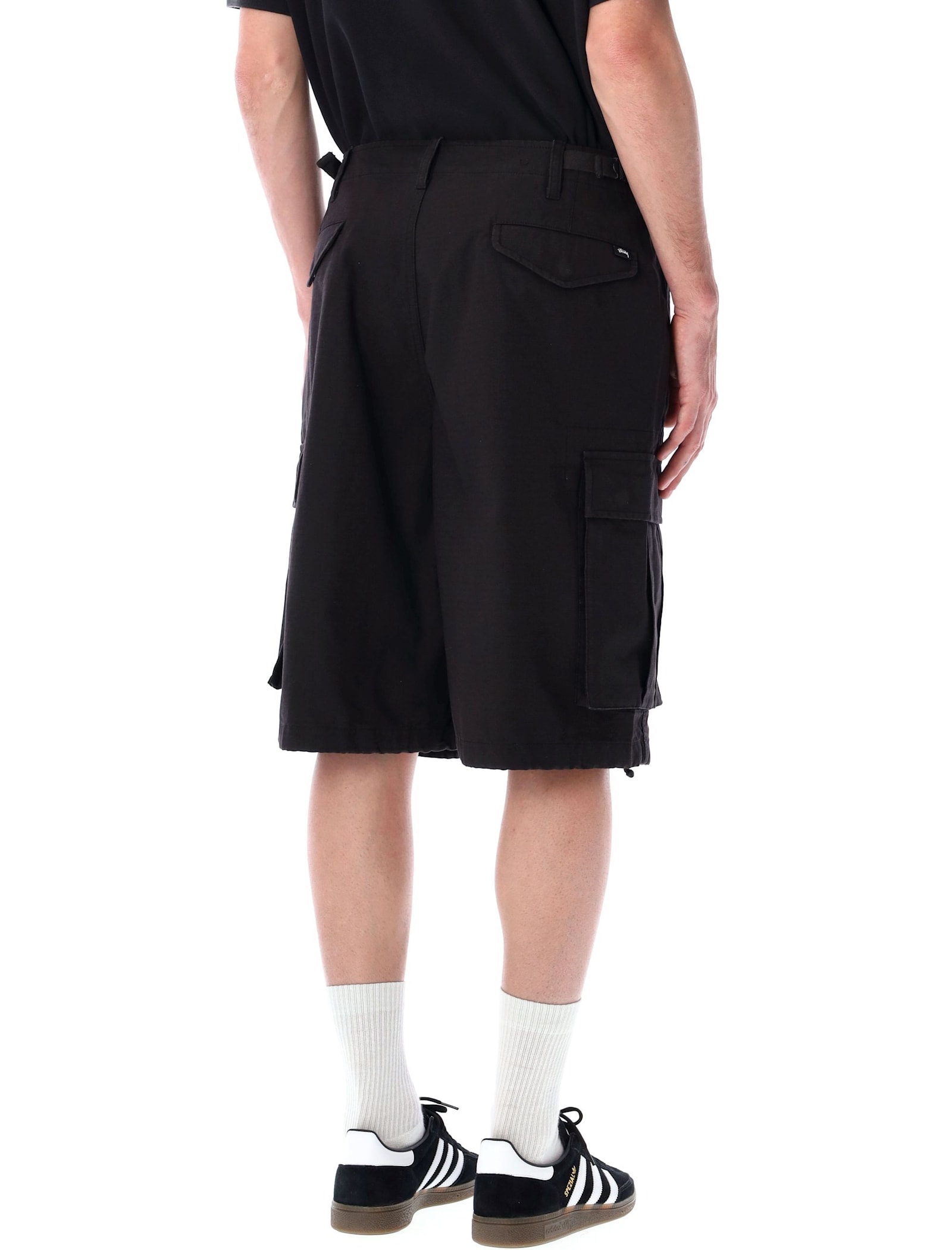 Stussy Cargo Shorts Ripstop In Black