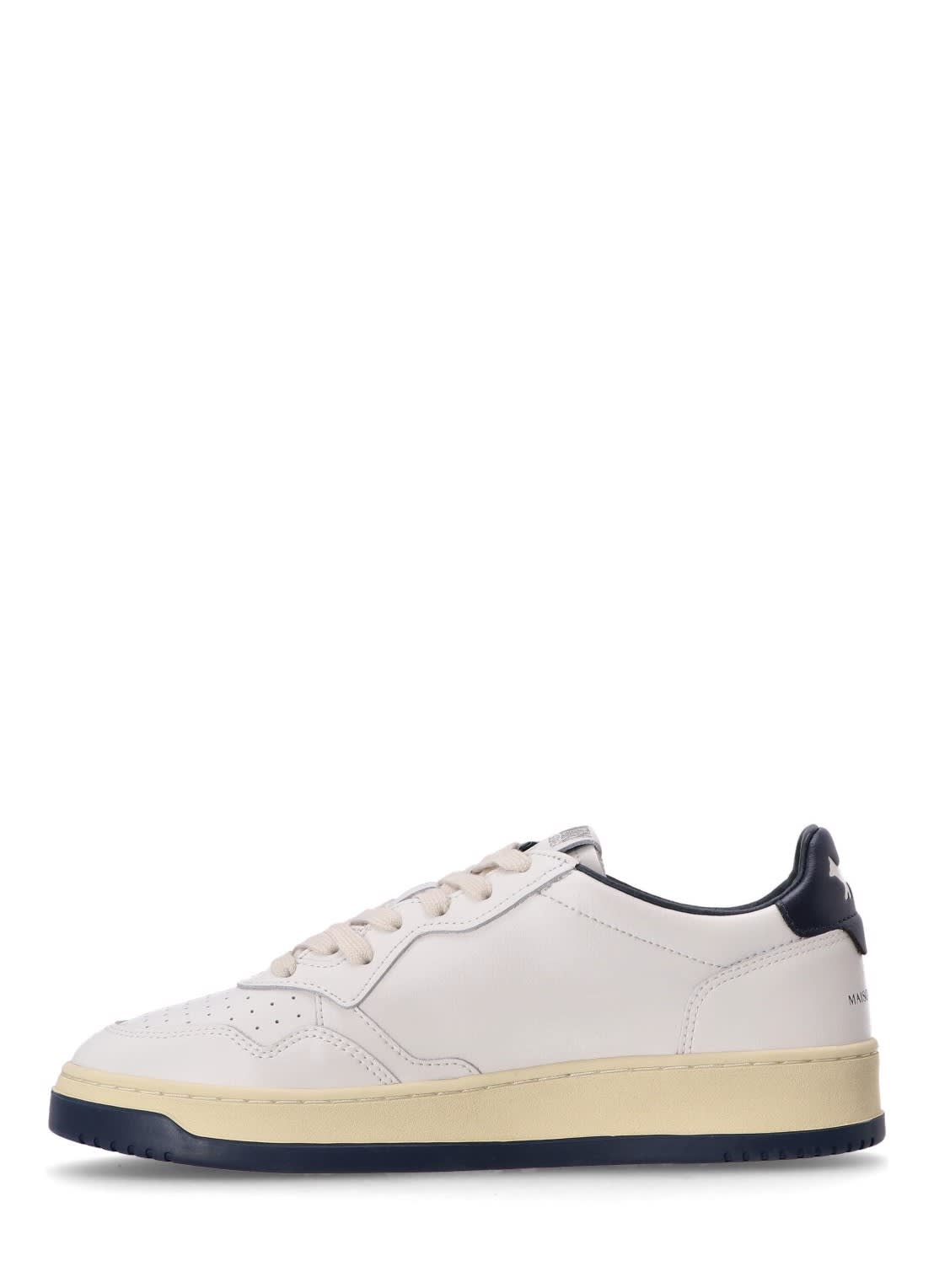 Autry Leather Low-top Sneakers In Multi