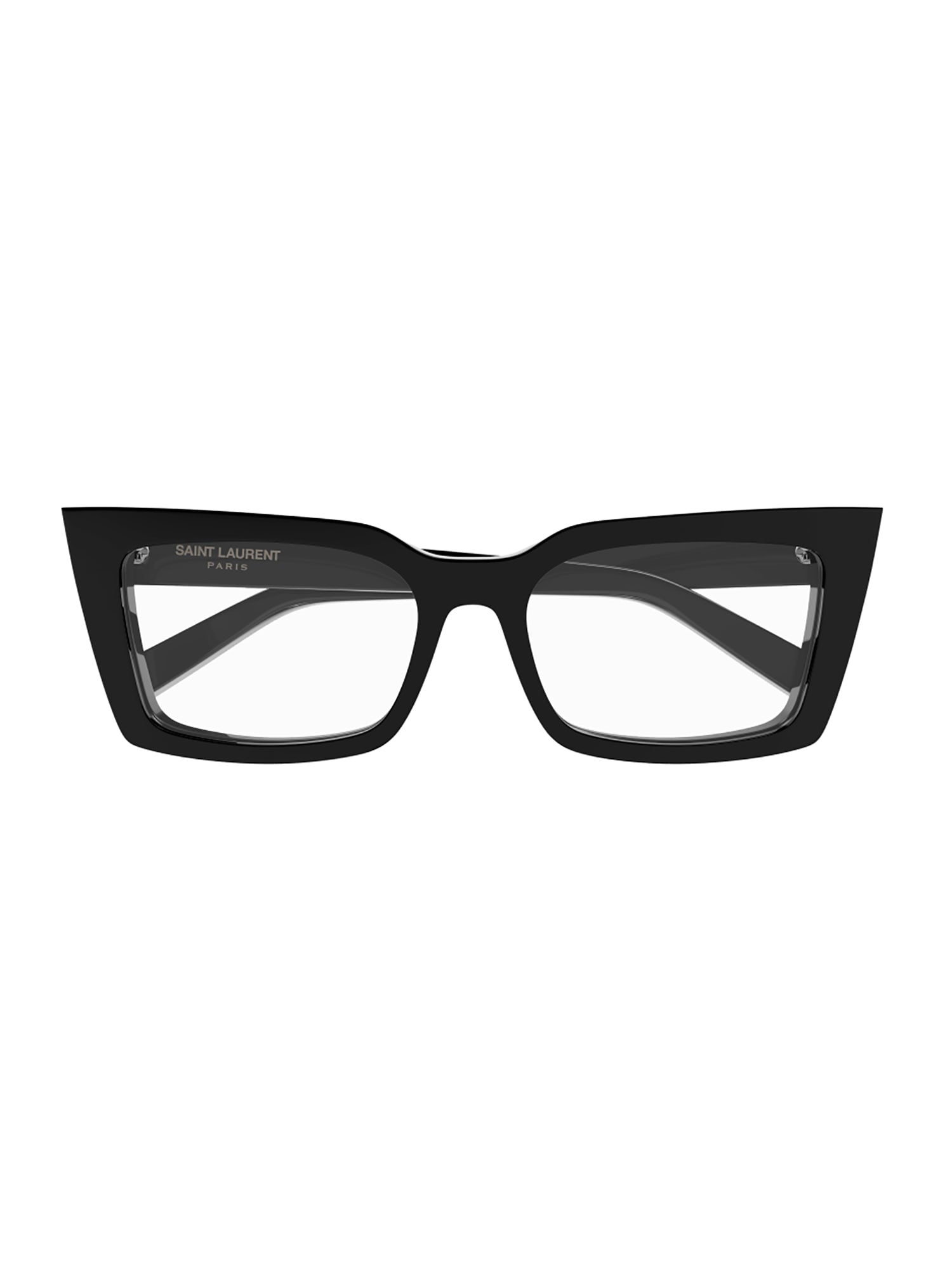 Saint Laurent Sl 554 Eyewear In 001 Black Black Transpare
