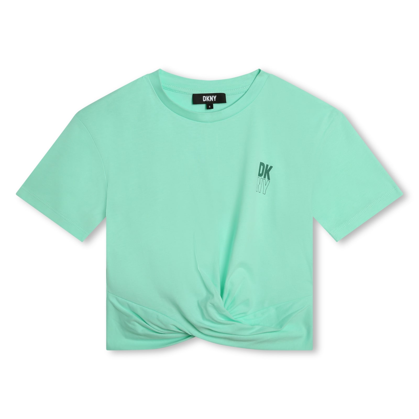 Shop Dkny T-shirt With Print In Green