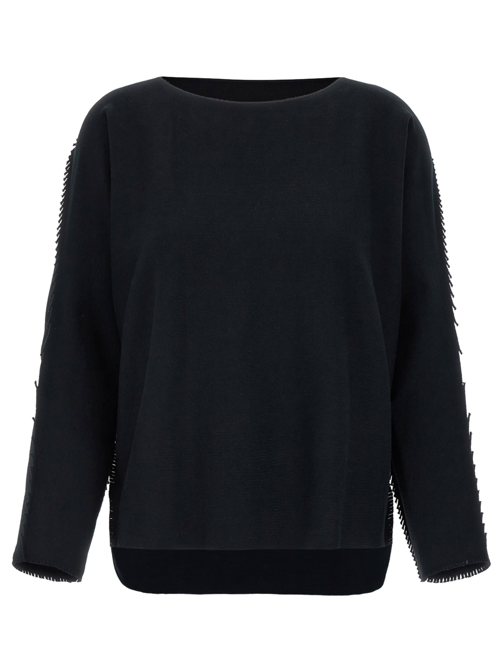 Issey Miyake Campagne Sweaters And Cardigans Black