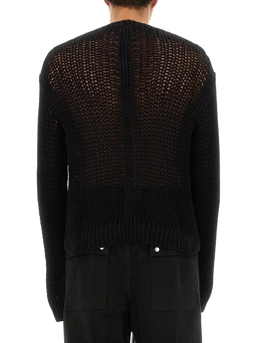 Shop Rick Owens Perforated Mesh In Black