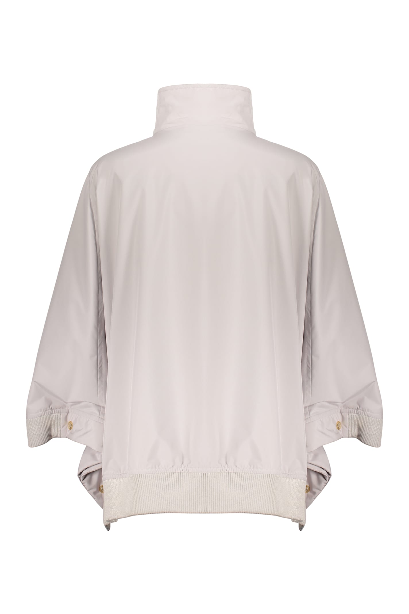 Moorer Techno Fabric Cape-coat In Ivory