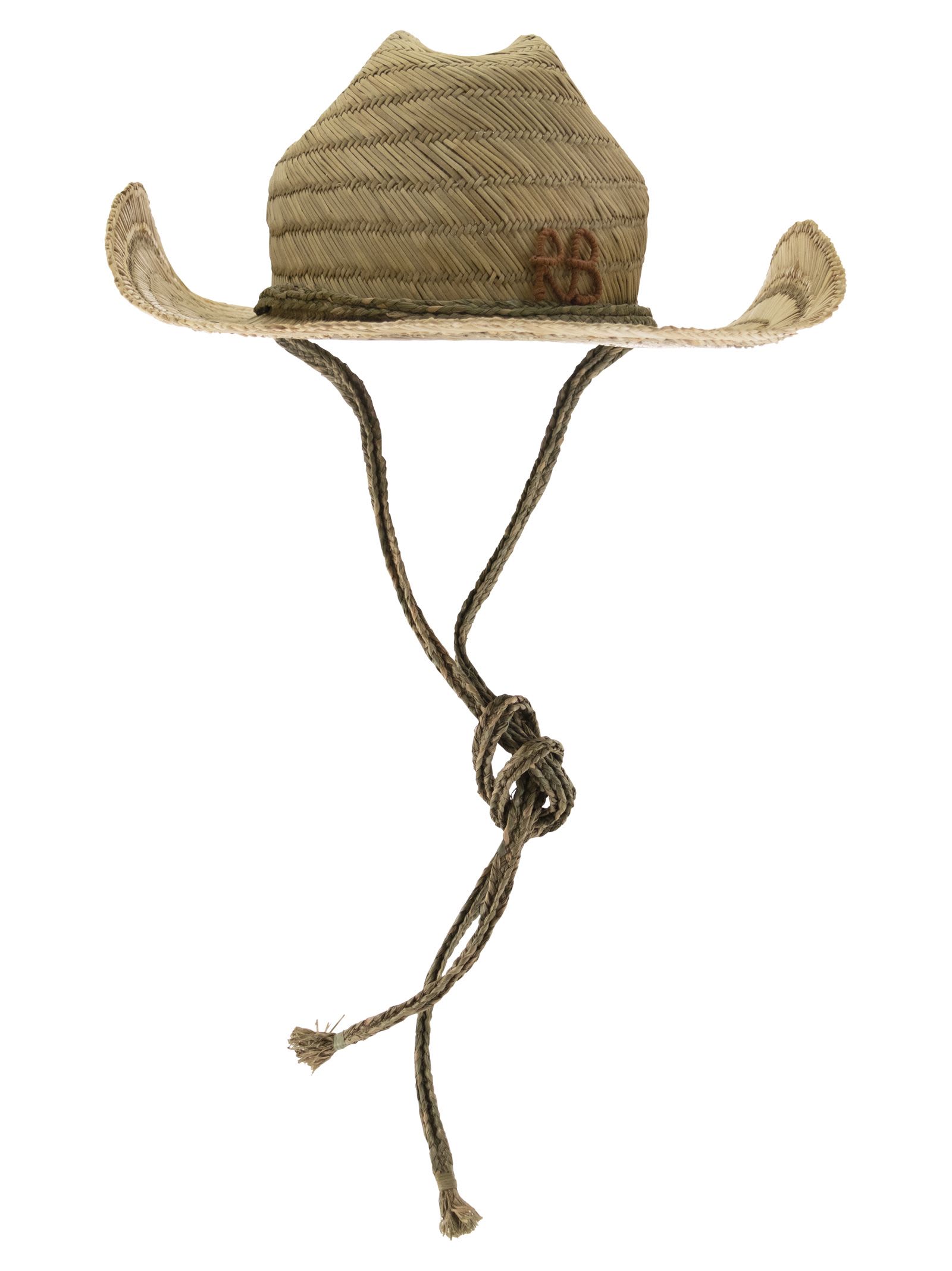 Shop Ruslan Baginskiy Cowboy - Monogrammed Hat In Natural