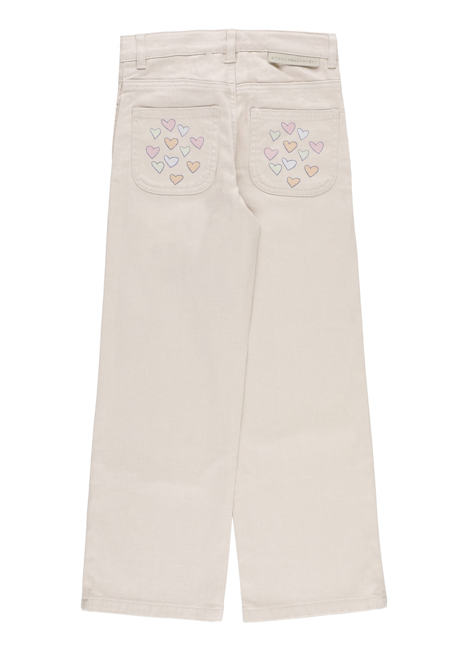 Stella Mccartney Coton Pants In Neutral