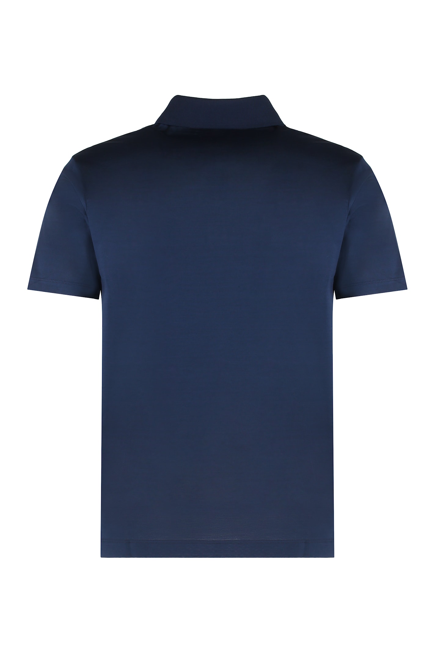 Paul&shark Cotton Jersey Polo Shirt In Blue