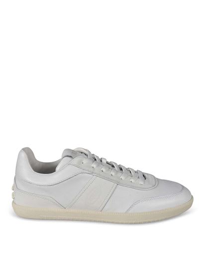 Tods Side Logo Sneakers In White