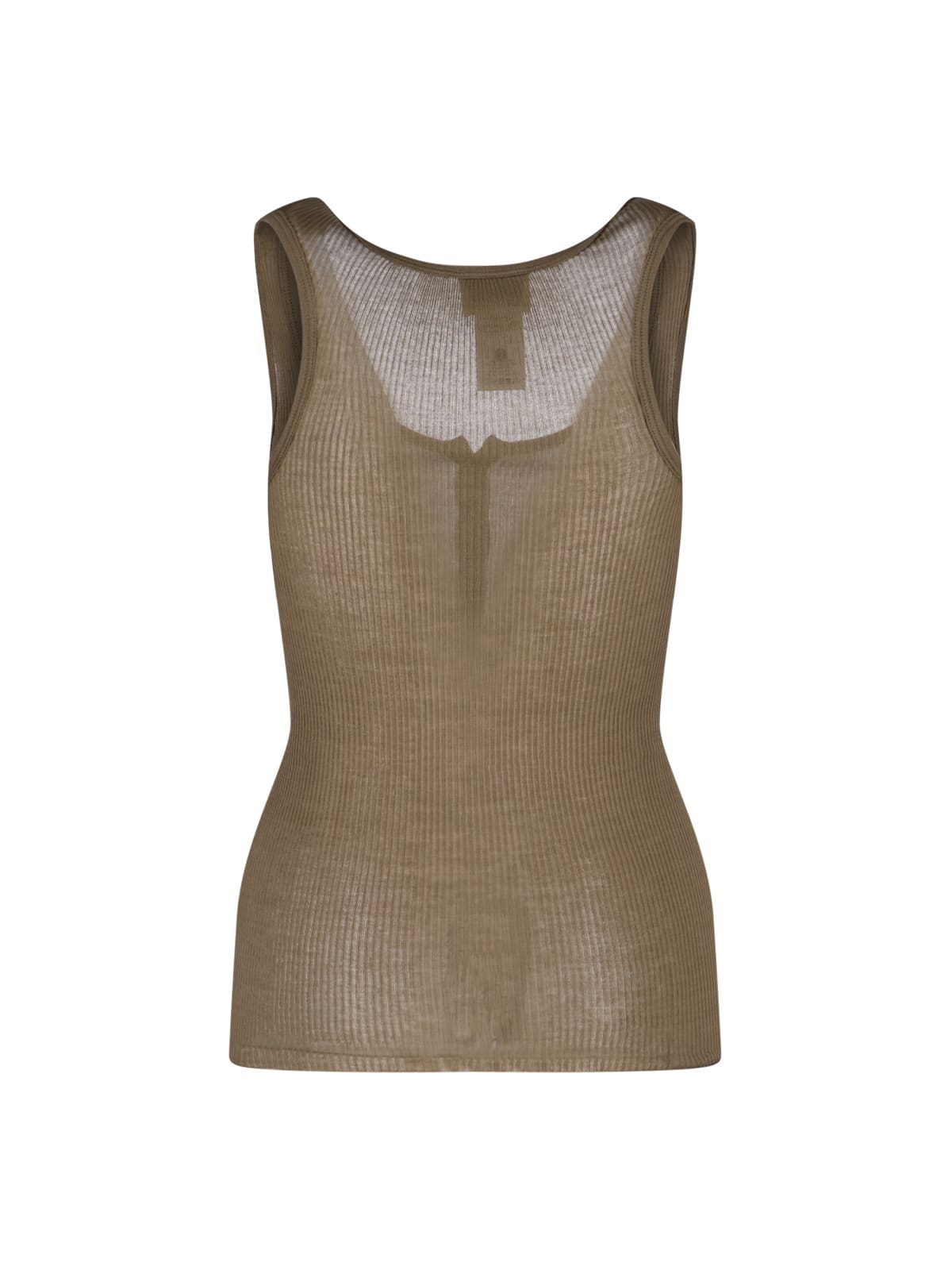 Isabel Marant Ribbed Tank Top Louisali In Green