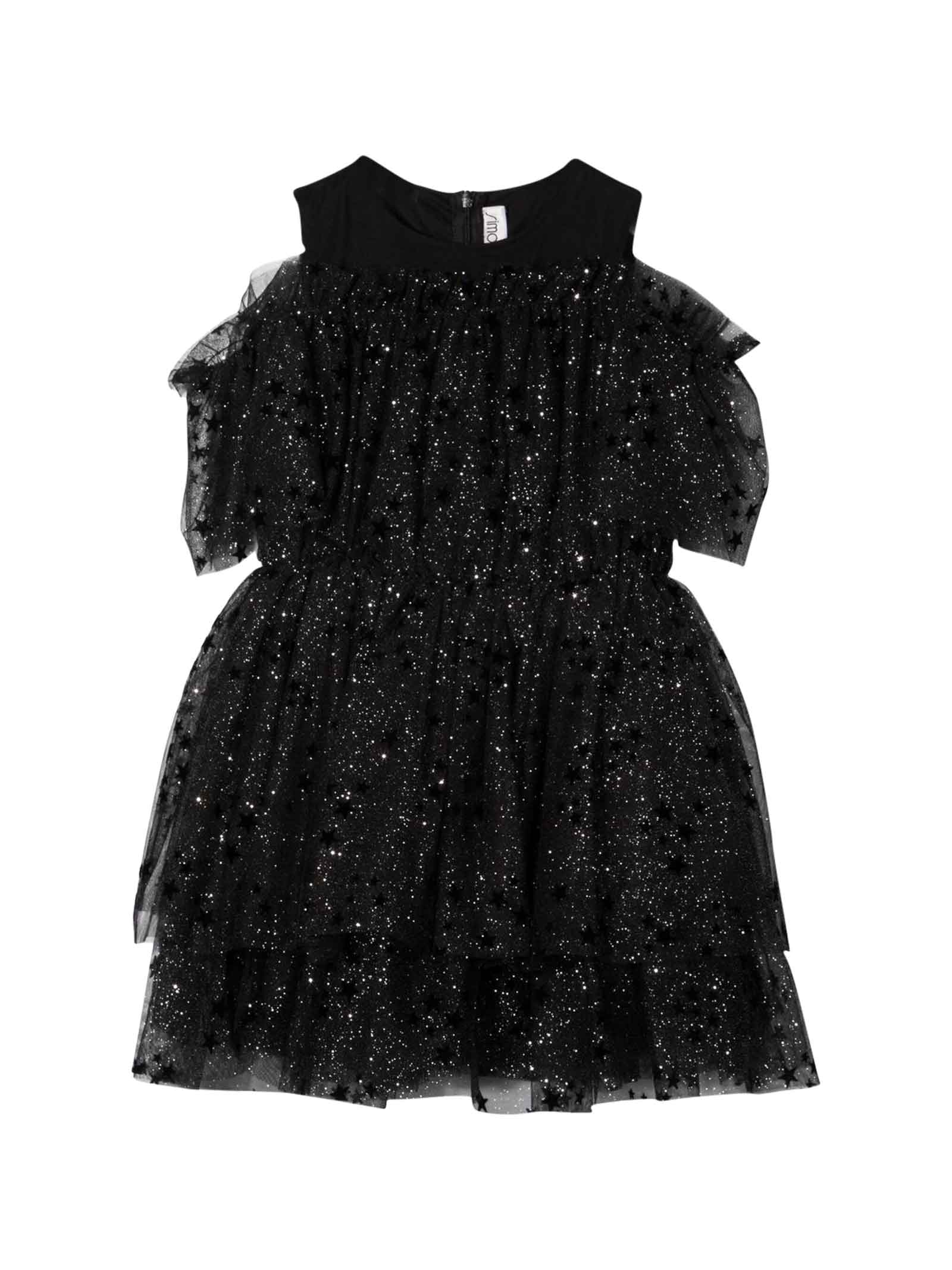 Simonetta Kids Black Dress