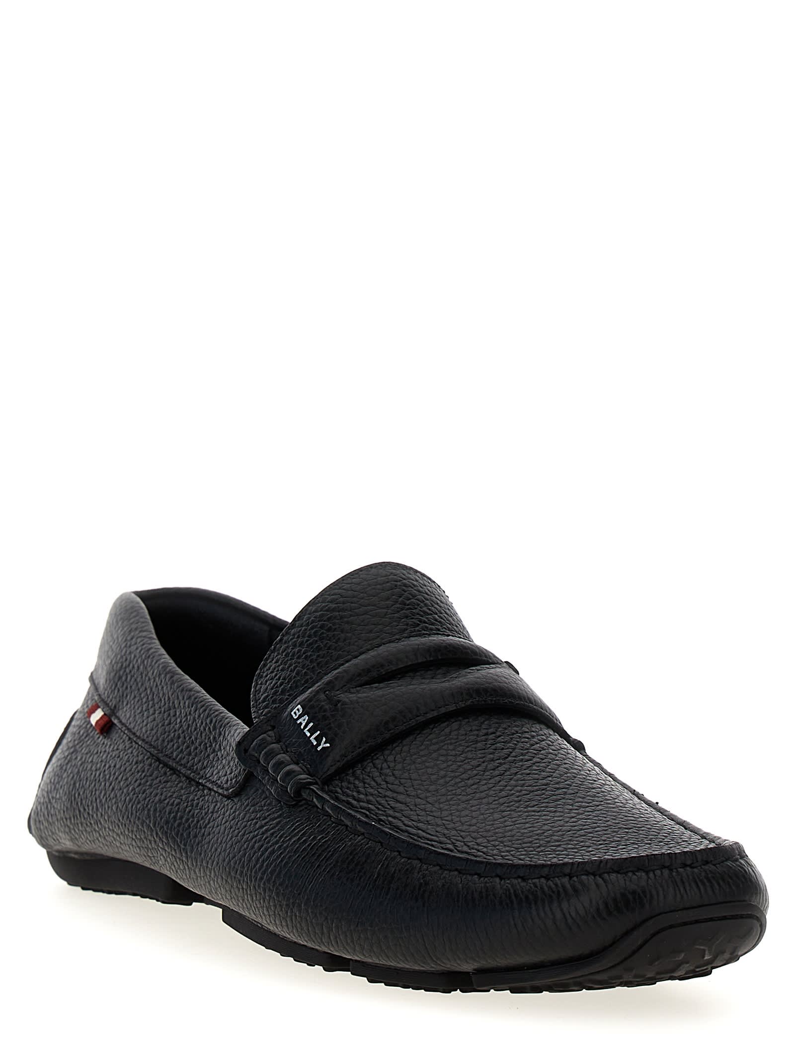 Shop Bally Palven-u Loafers In Black