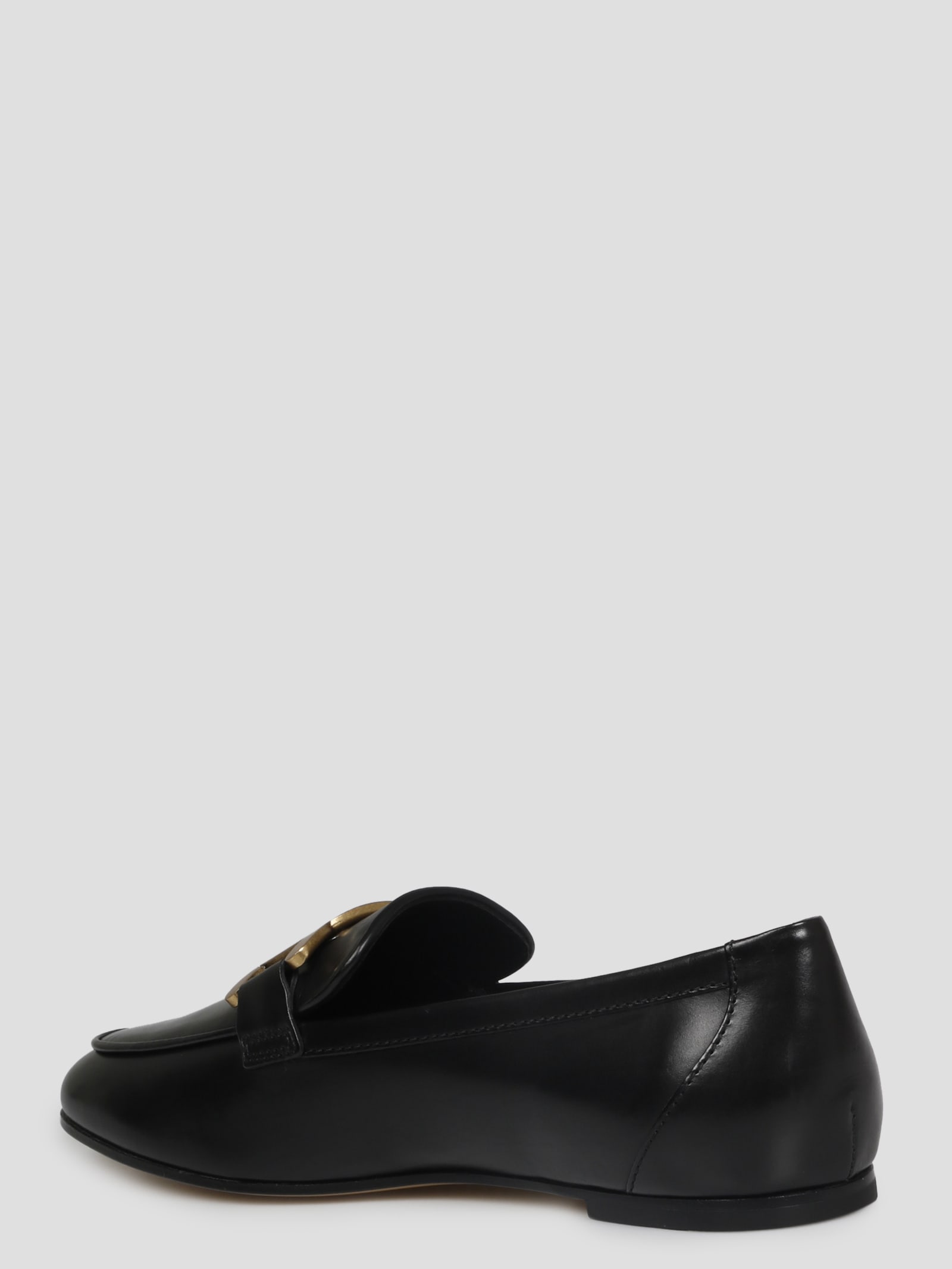 Shop Tod's Kate Loafers In Black