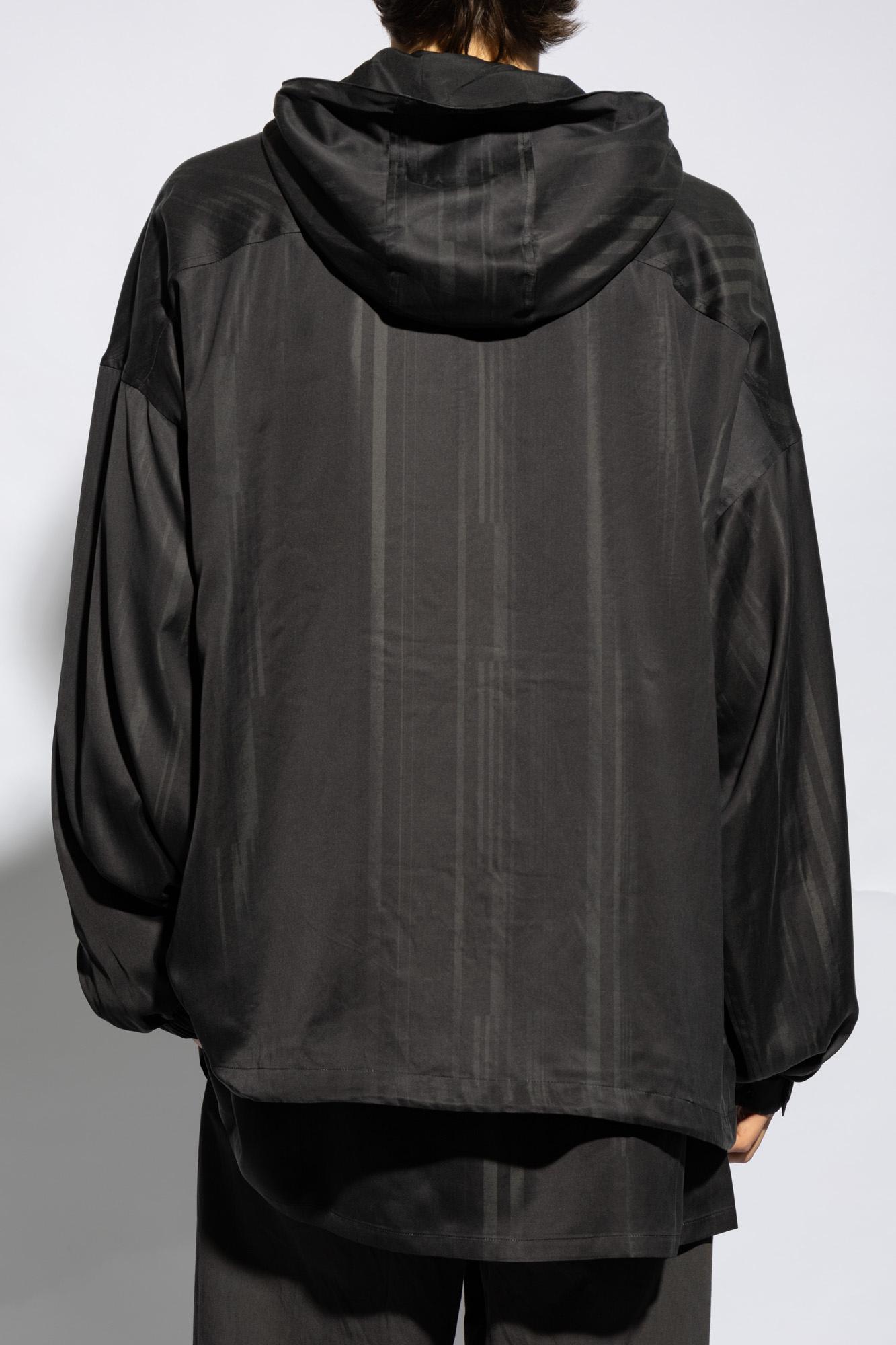 Shop Y-3 Yohji Yamamoto Jacket With Logo Jacket In Black