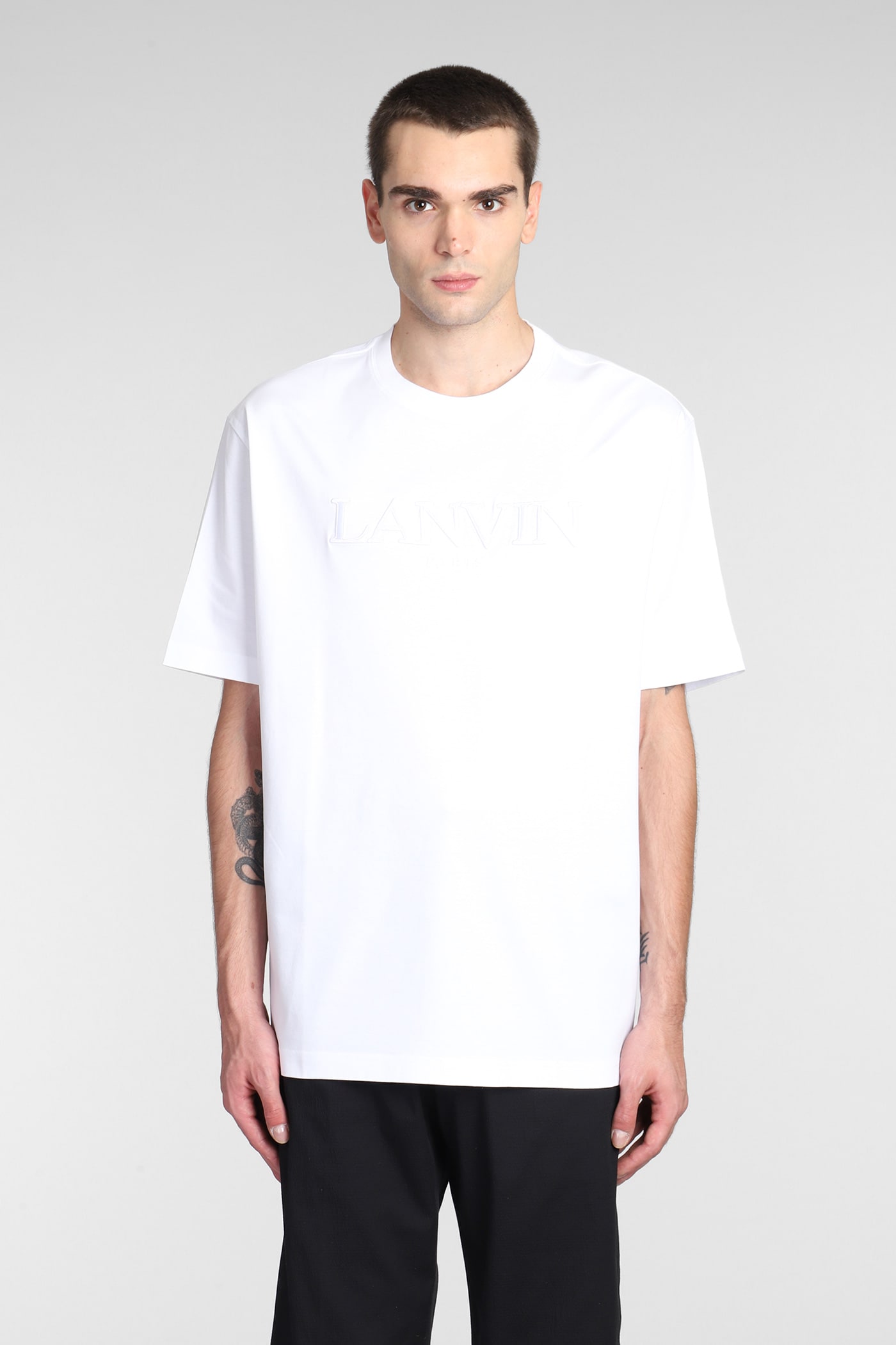 Shop Lanvin T-shirt In White Cotton