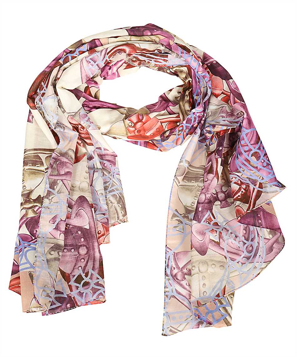 Vivienne Westwood Cotton Scarf In Multi