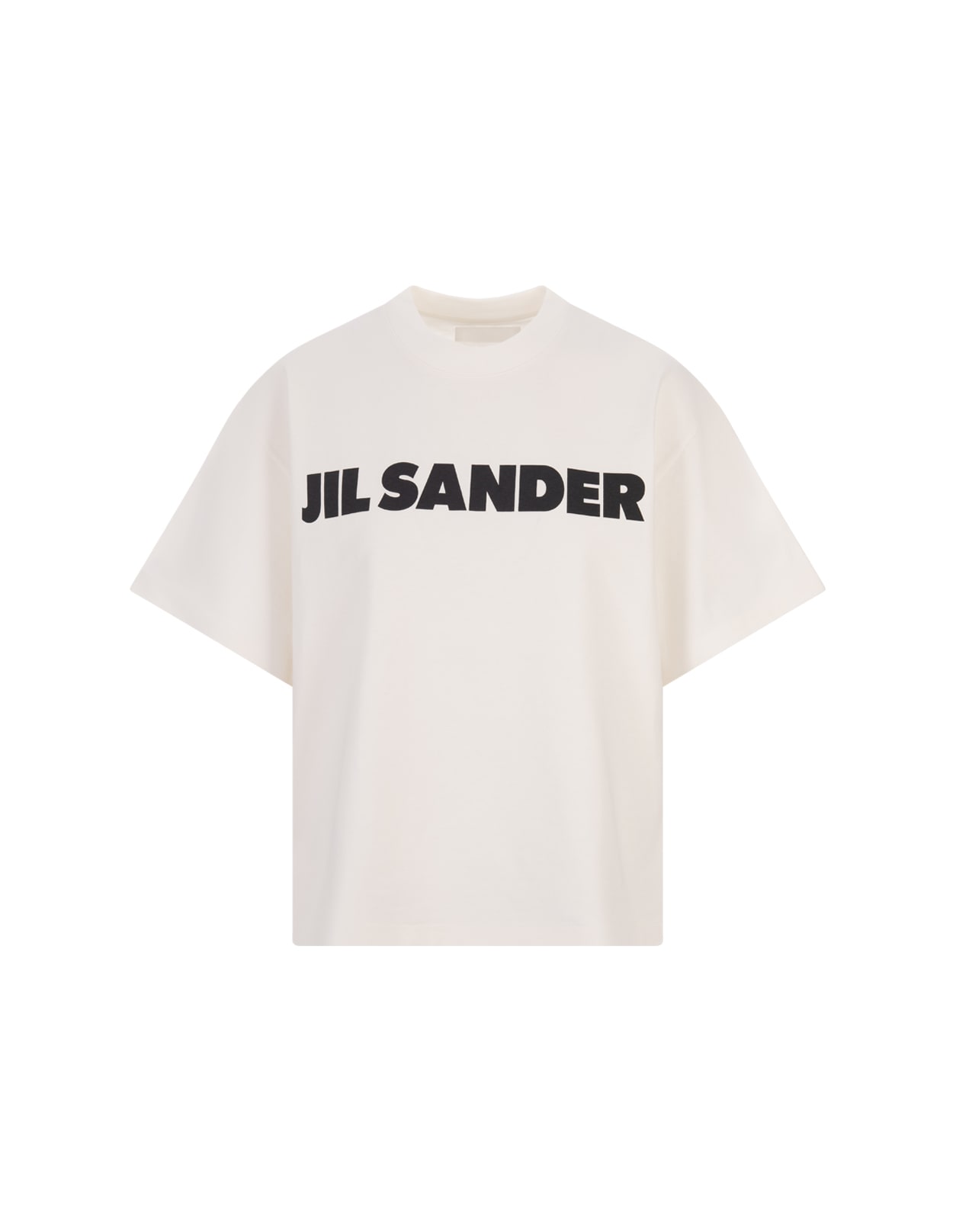 Jil Sander White Boxy T-shirt With Logo