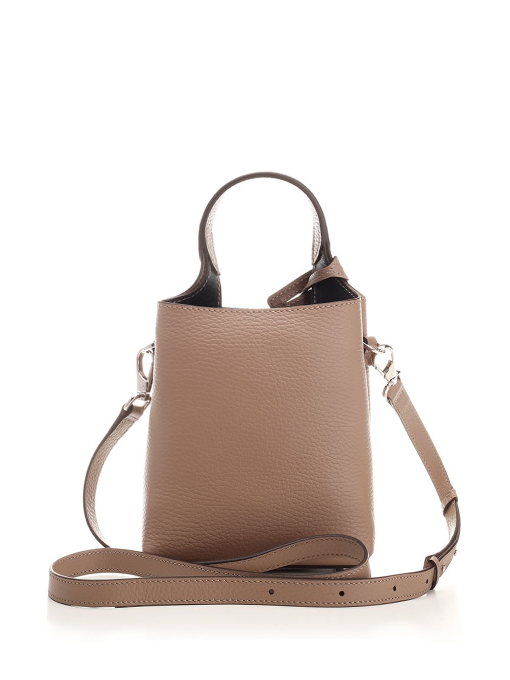 Shop Tod's T Timeless Handbag In Brown