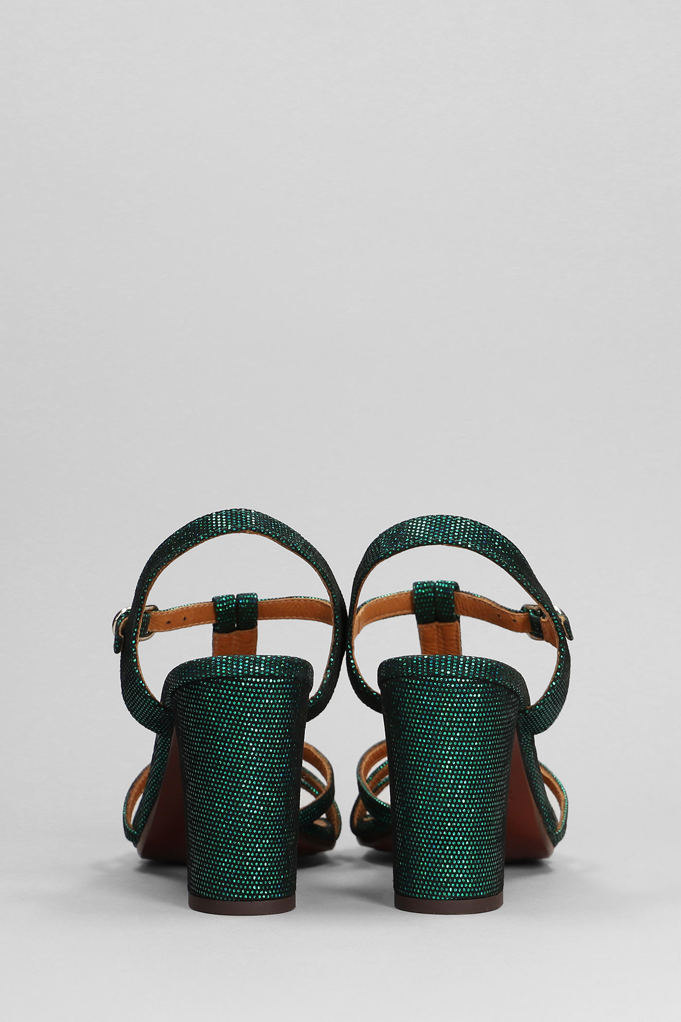 Shop Chie Mihara Babi 44 Sandals In Green Leather