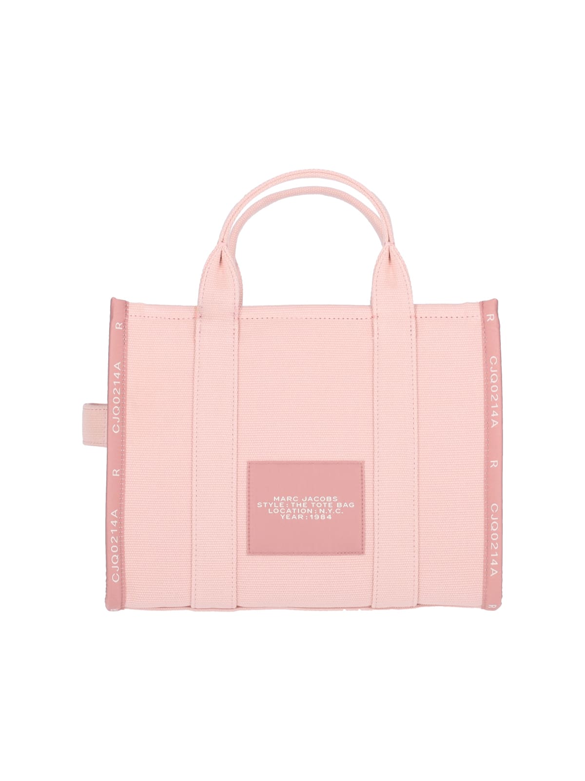 Marc Jacobs The Jacquard Medium Tote Rose Handbag In Pink