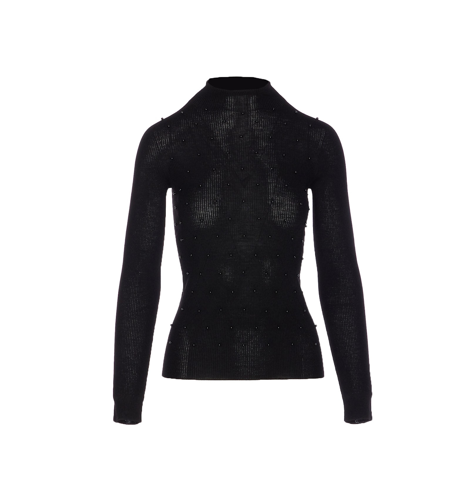 Liu •jo Long Sleeves Top In Black