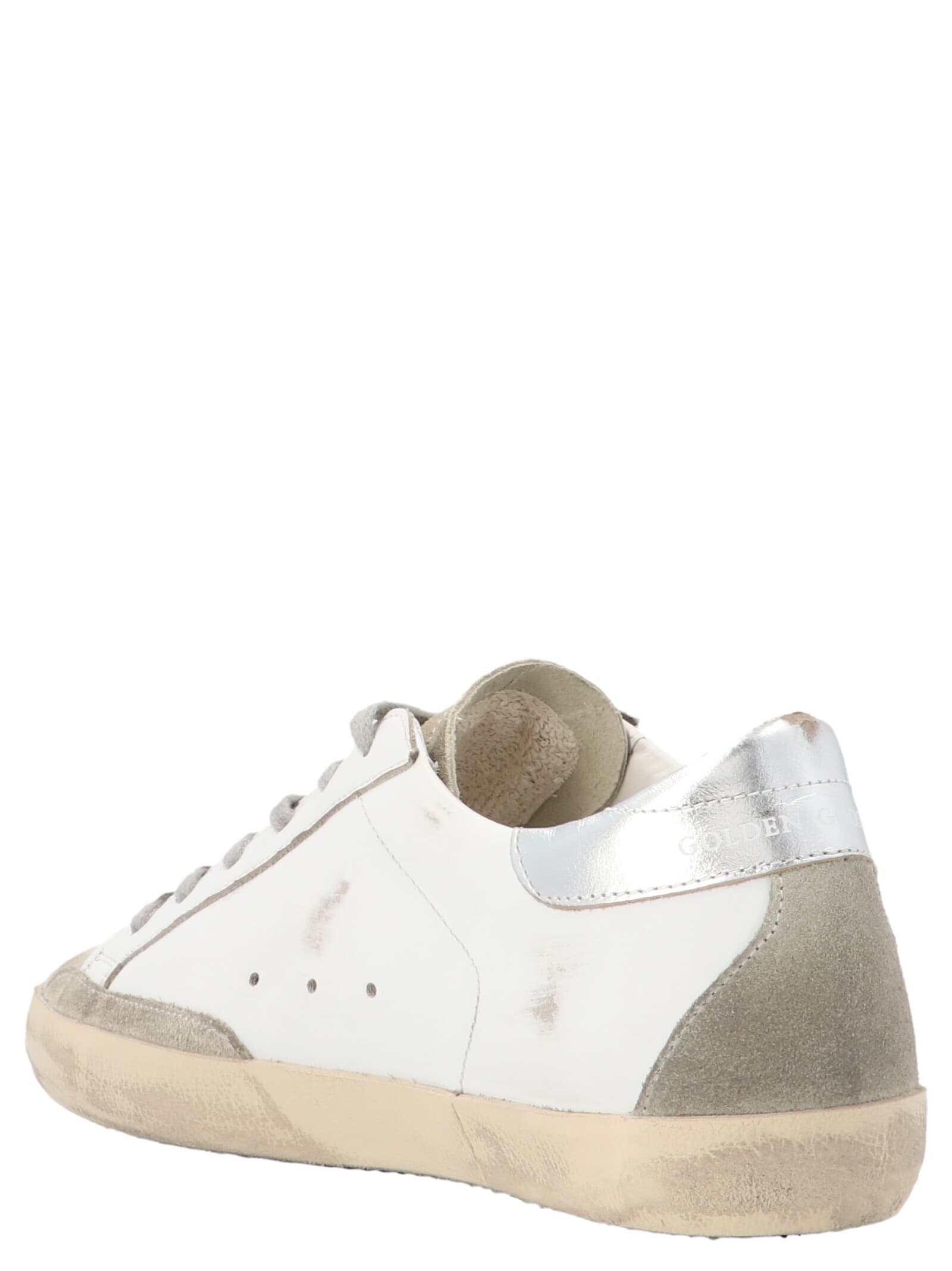 Shop Golden Goose Superstar Sneakers In White