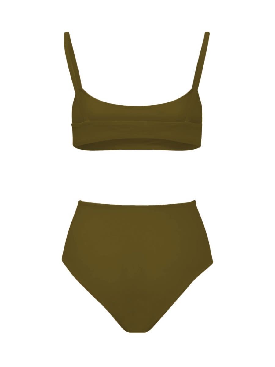 Lido Eleven Bikini Costume In Green