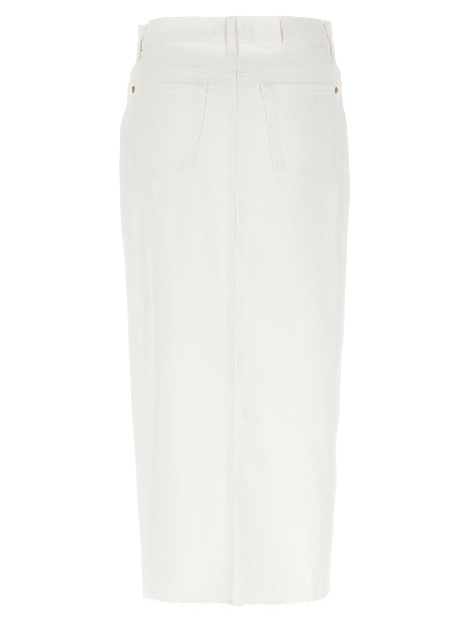 Shop 7 For All Mankind Kellie Skirt In White