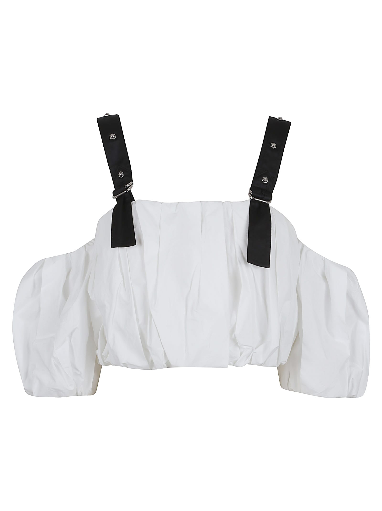 Cotton Top With Studded Shoulders