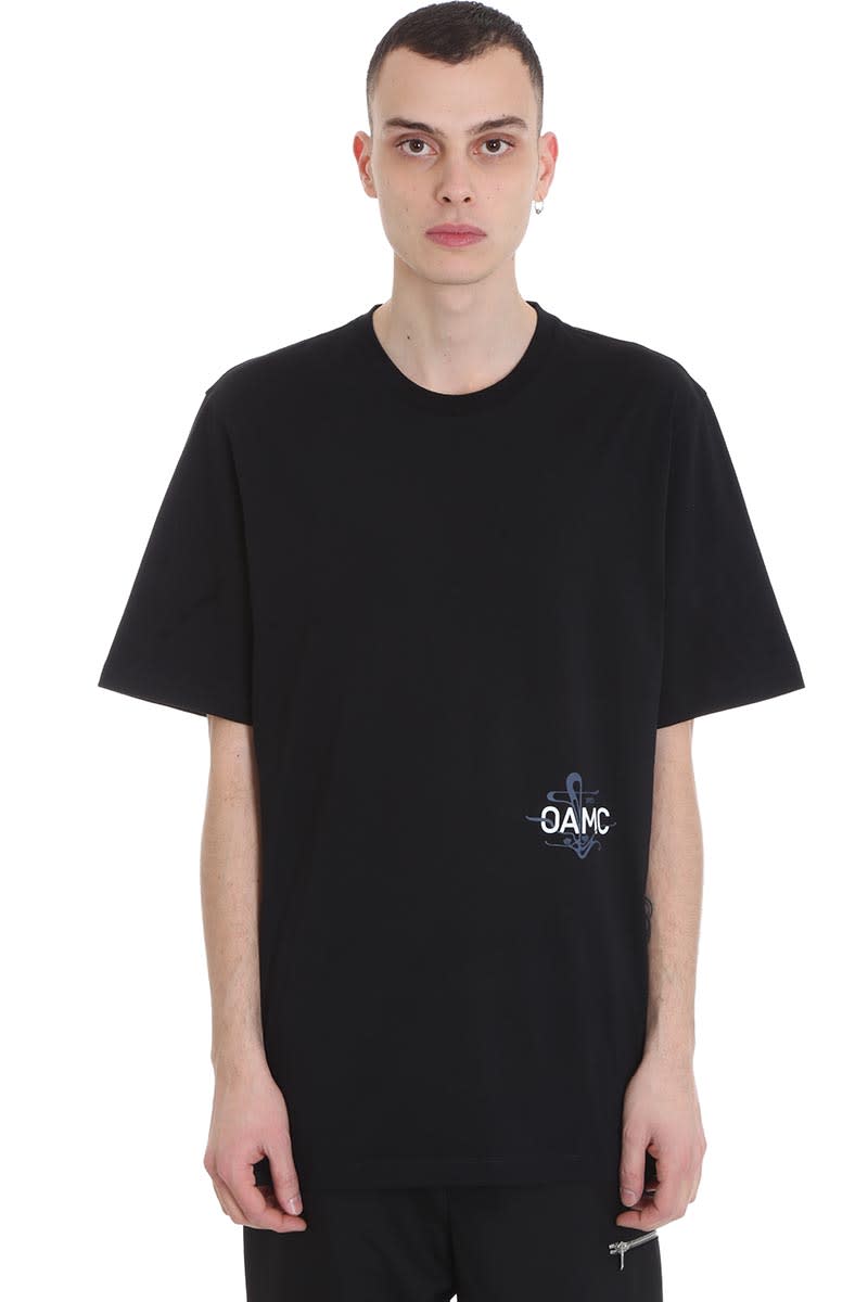 OAMC 1923 T-SHIRT IN BLACK COTTON,11248848