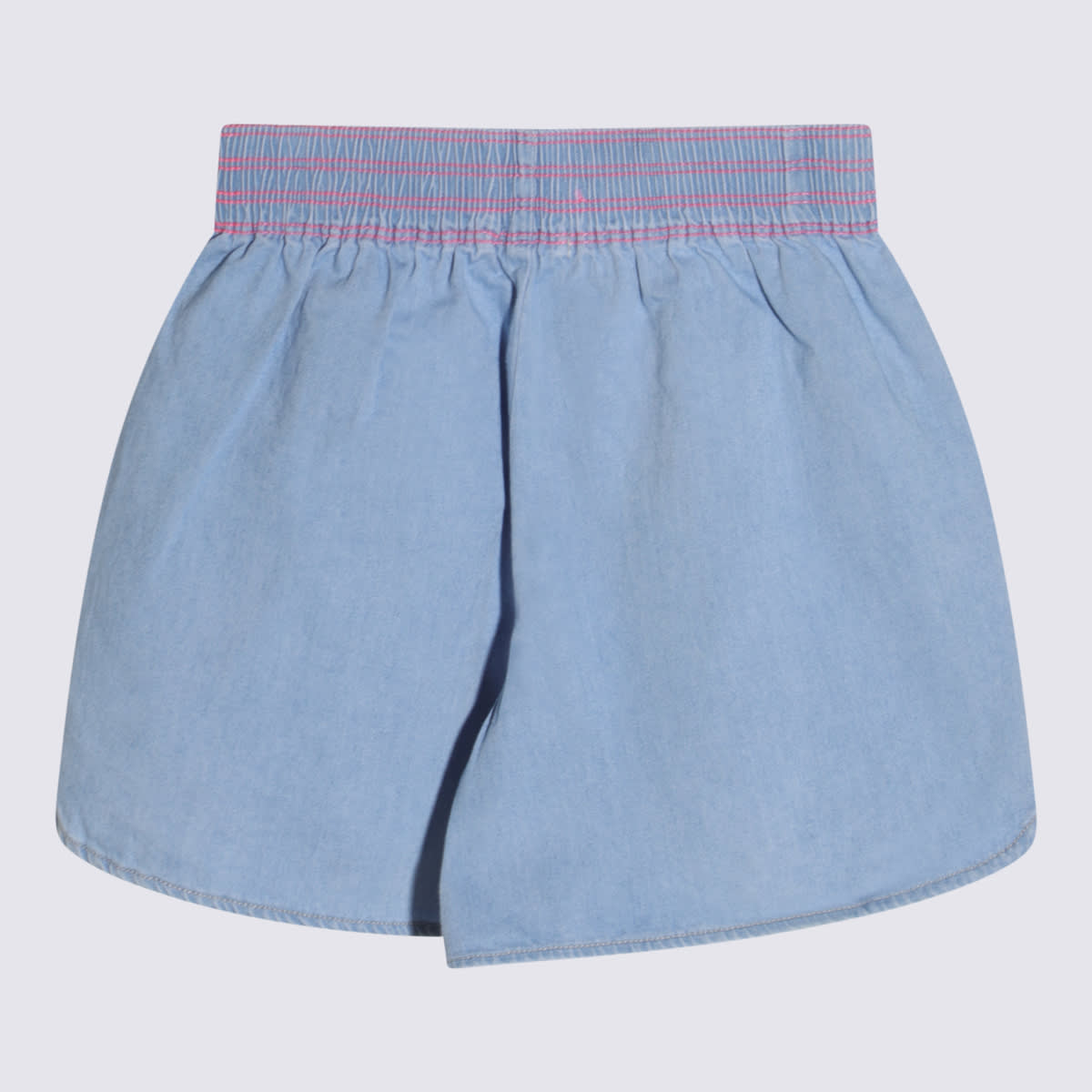 Billieblush Blue Cotton Blend Denim Shorts